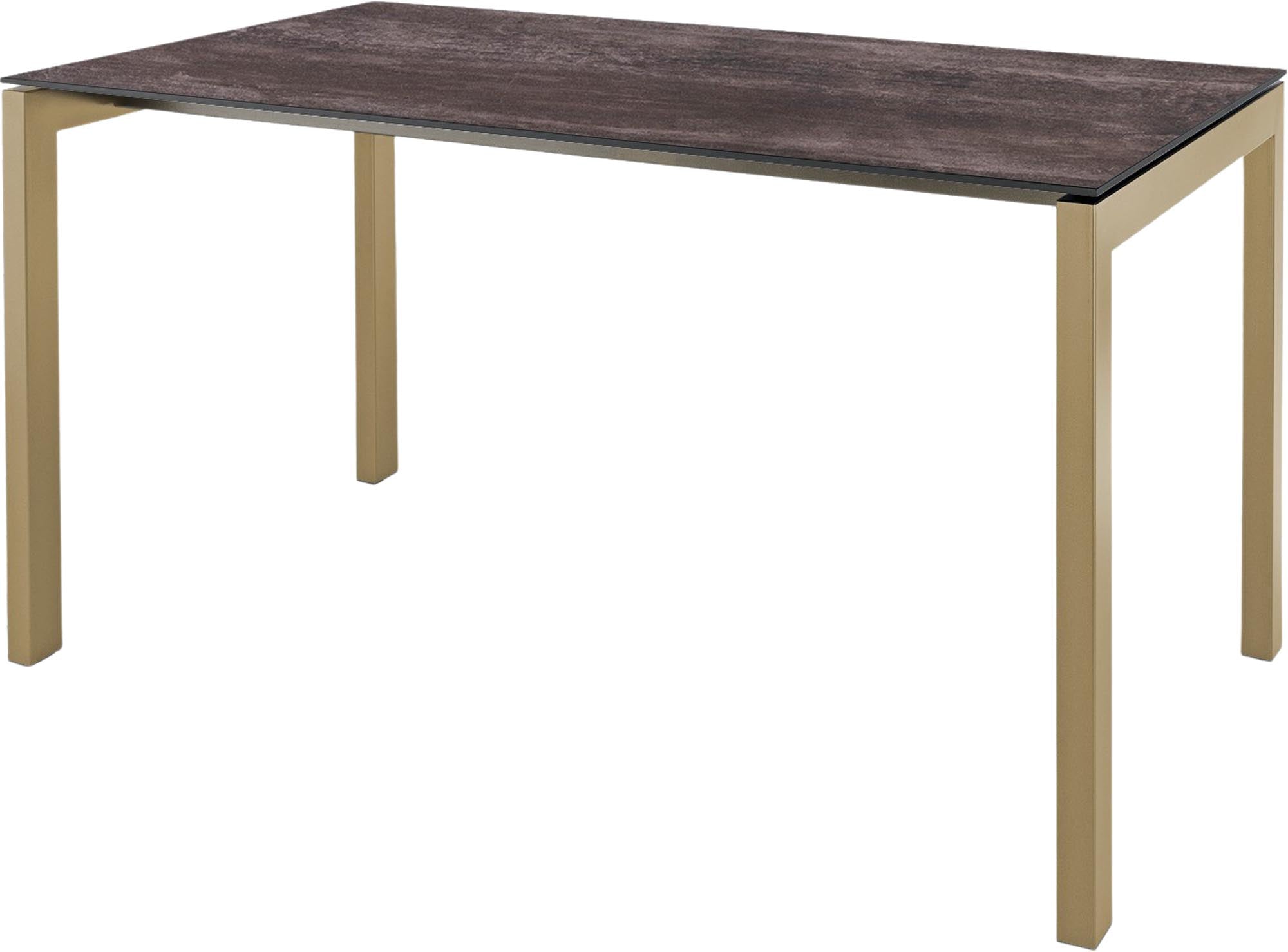 Eleganter Luzern Glasfaser-Gartentisch 140x80 von Schaffner: Wetterfest, ausziehbar, abklappbar, langlebig, modernes Design und nachhaltige Materialien für Garten & Terrasse.