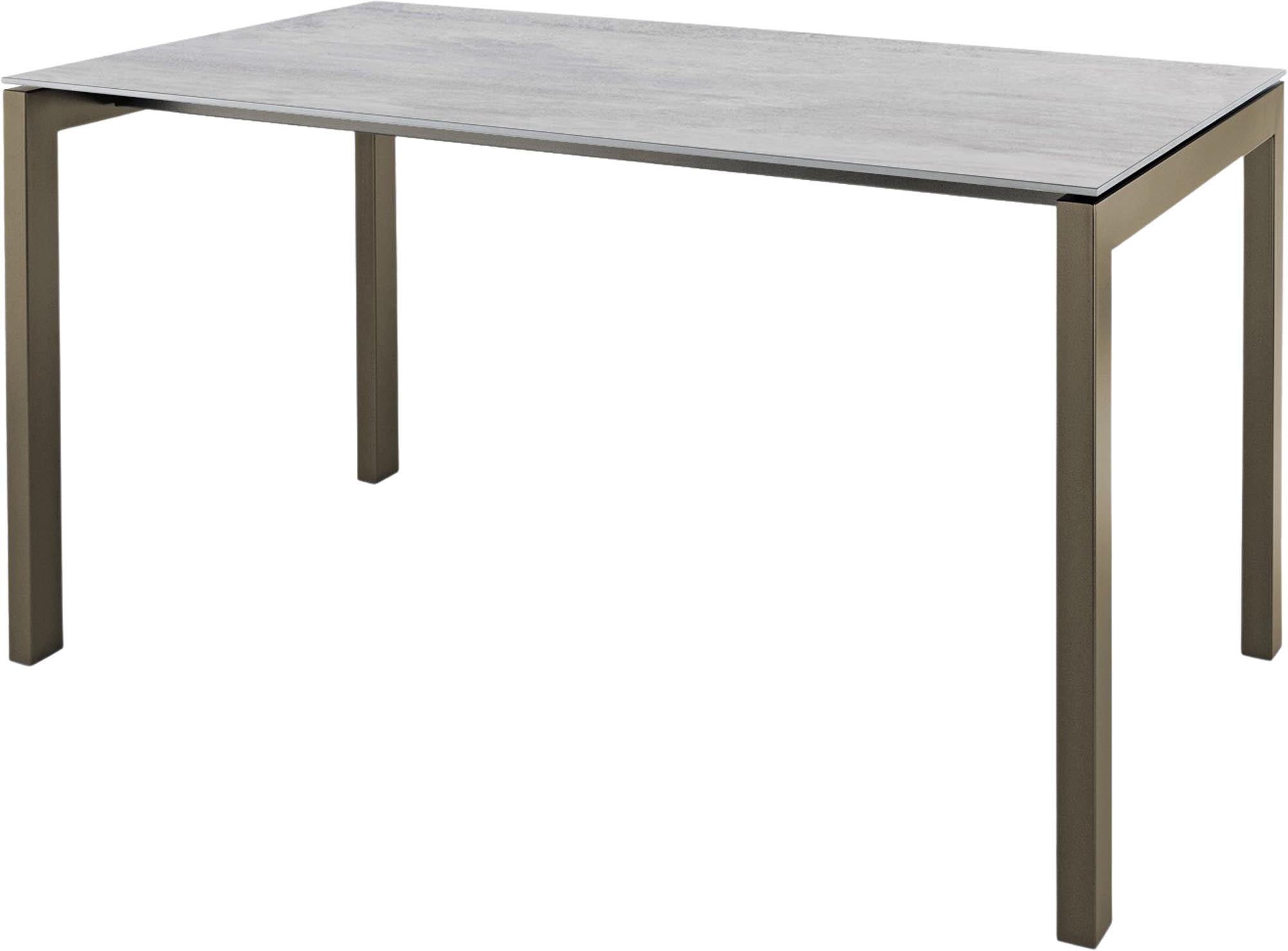 Luzern Glasfaser-Gartentisch 140x80 in Stromboli hell präsentiert im Onlineshop von KAQTU Design AG. Gartentisch ist von Schaffner