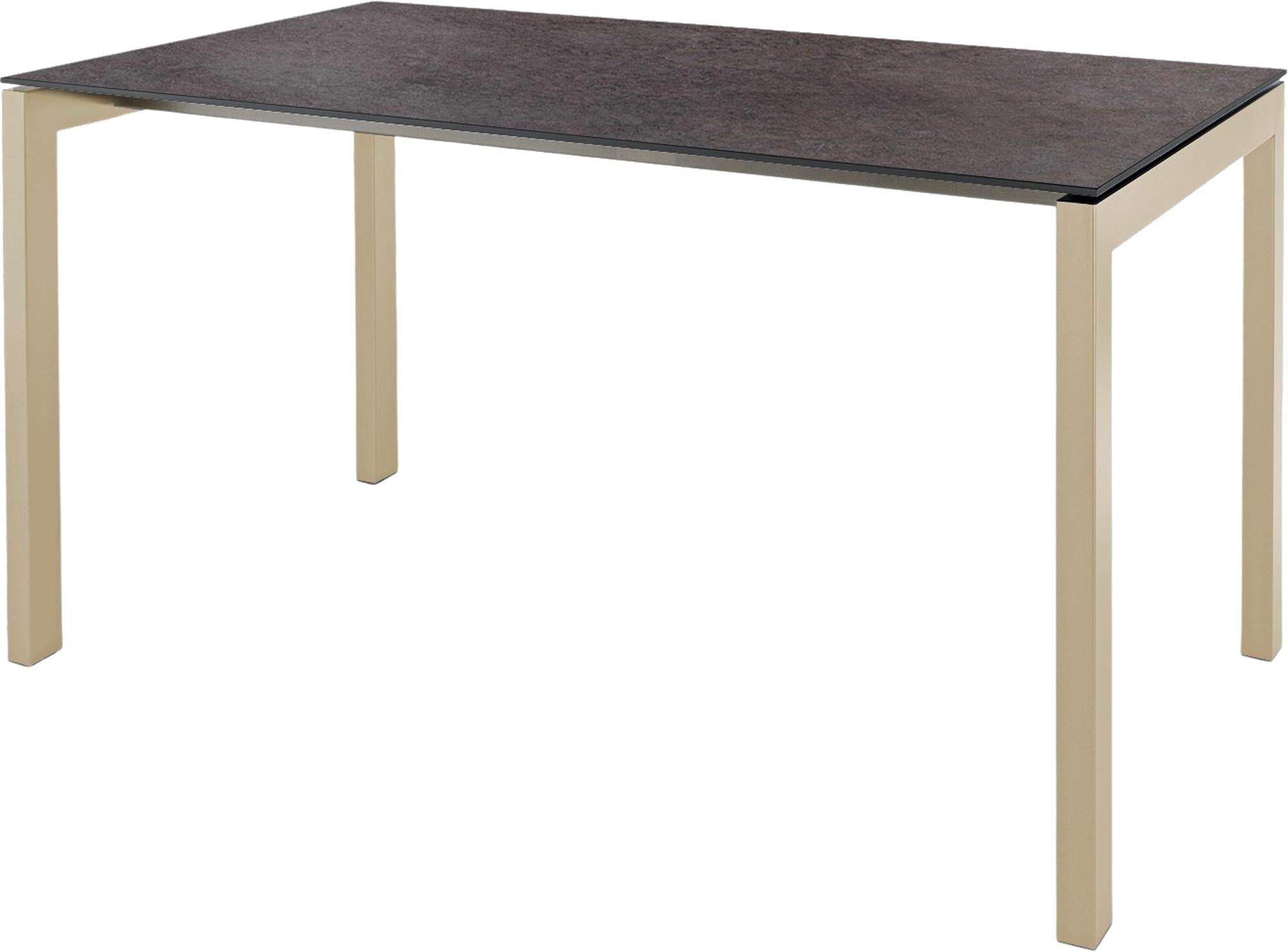 Luzern Glasfaser-Gartentisch 140x80 in Cooperfield präsentiert im Onlineshop von KAQTU Design AG. Gartentisch ist von Schaffner