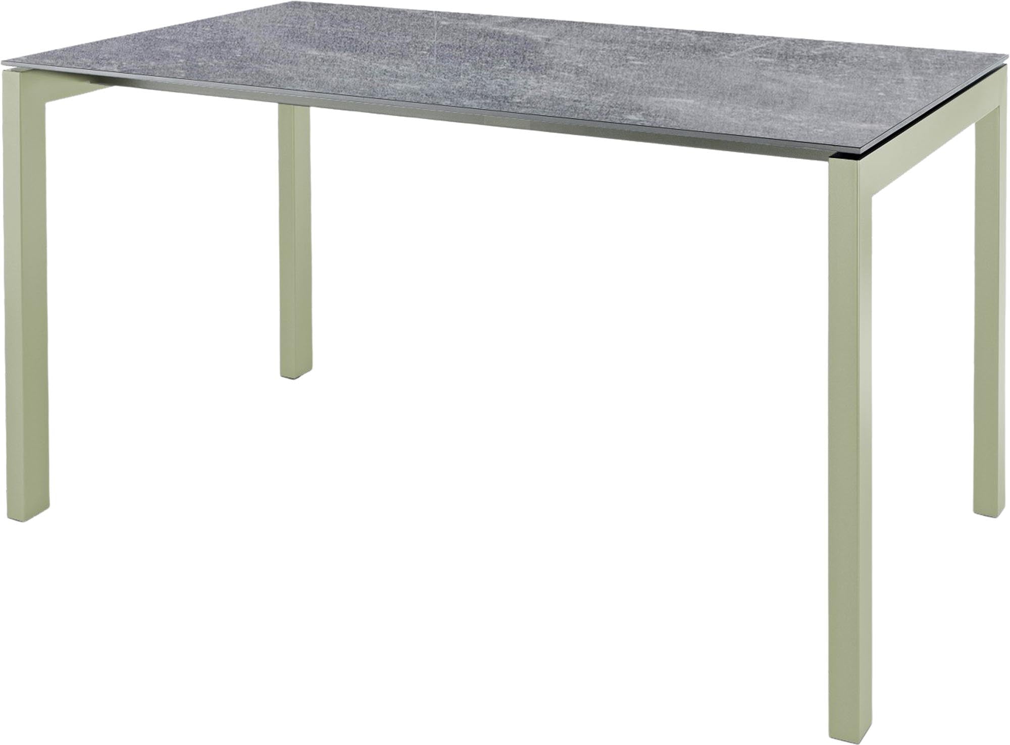 Stilvoller Fiberglastisch Luzern 140 x 80 von Schaffner – ideal für Garten und Terrasse, wetterfest und vielseitig einsetzbar.