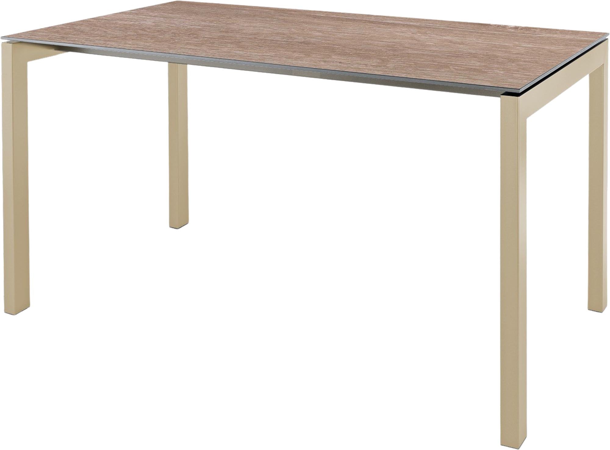 Eleganter Fiberglastisch Luzern 140 x 80 von Schaffner – ideal für stilvolle Gartenmomente und wetterfestes Design.