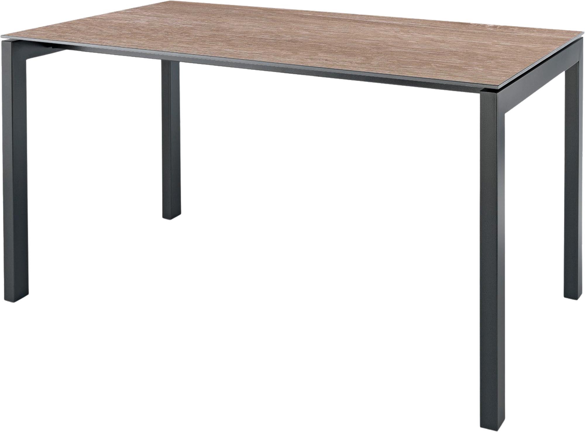 Moderner Fiberglastisch Luzern 140 x 80 von Schaffner – ideal für stilvolle Außenbereiche und gemütliche Zusammenkünfte.