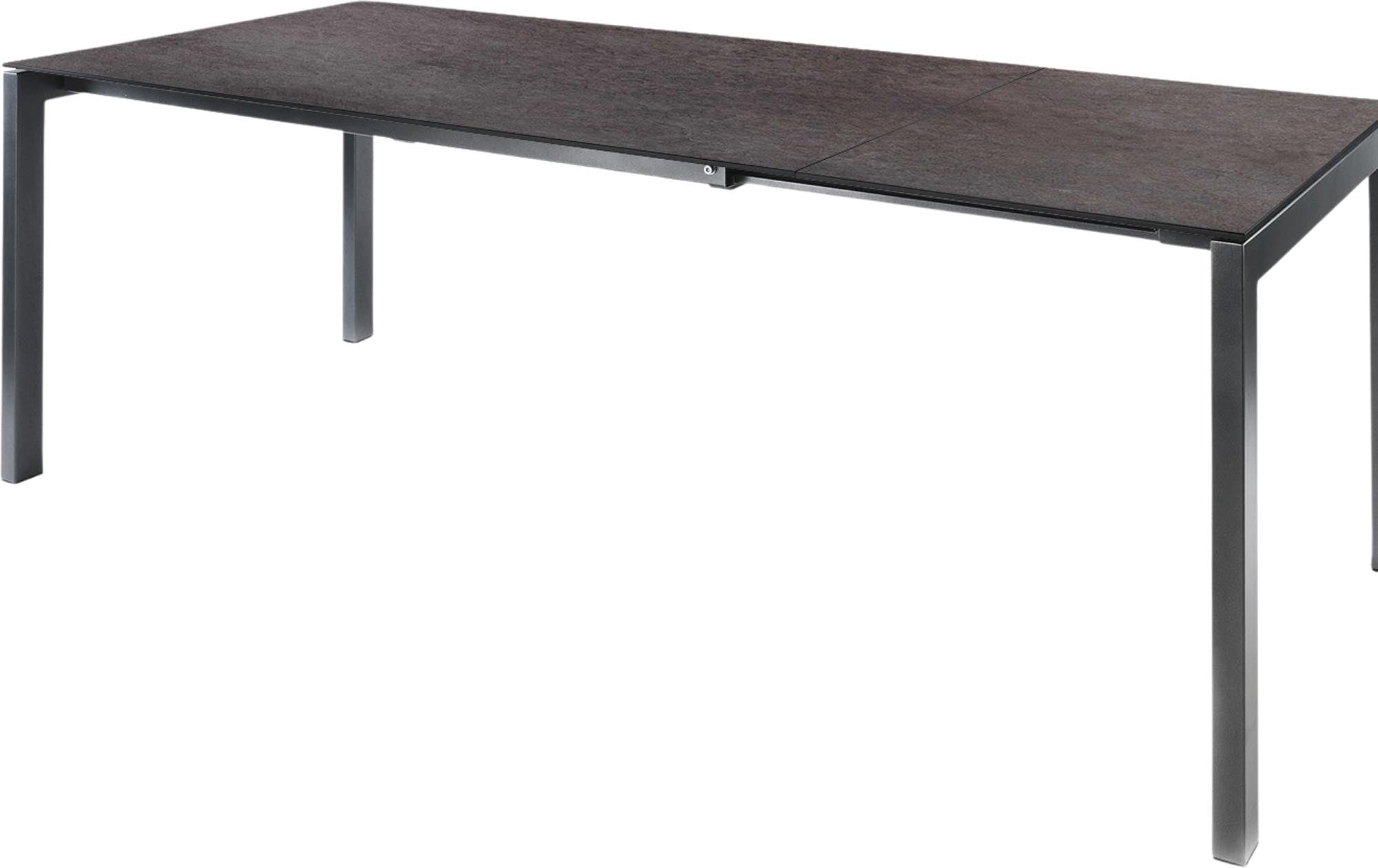 Luzern Glasfaser-Gartentisch 220/280x100 ausziehbar in Cooperfield präsentiert im Onlineshop von KAQTU Design AG. Gartentisch ist von Schaffner