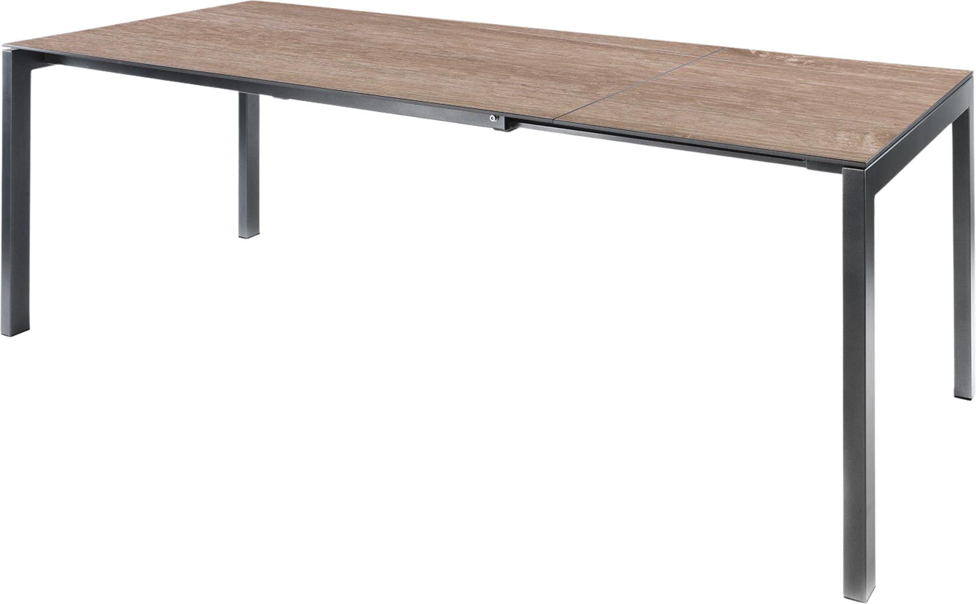 Eleganter Fiberglastisch Luzern von Schaffner, ausziehbar von 220 auf 280 cm – perfekt für gesellige Runden und moderne Wohnkonzepte.