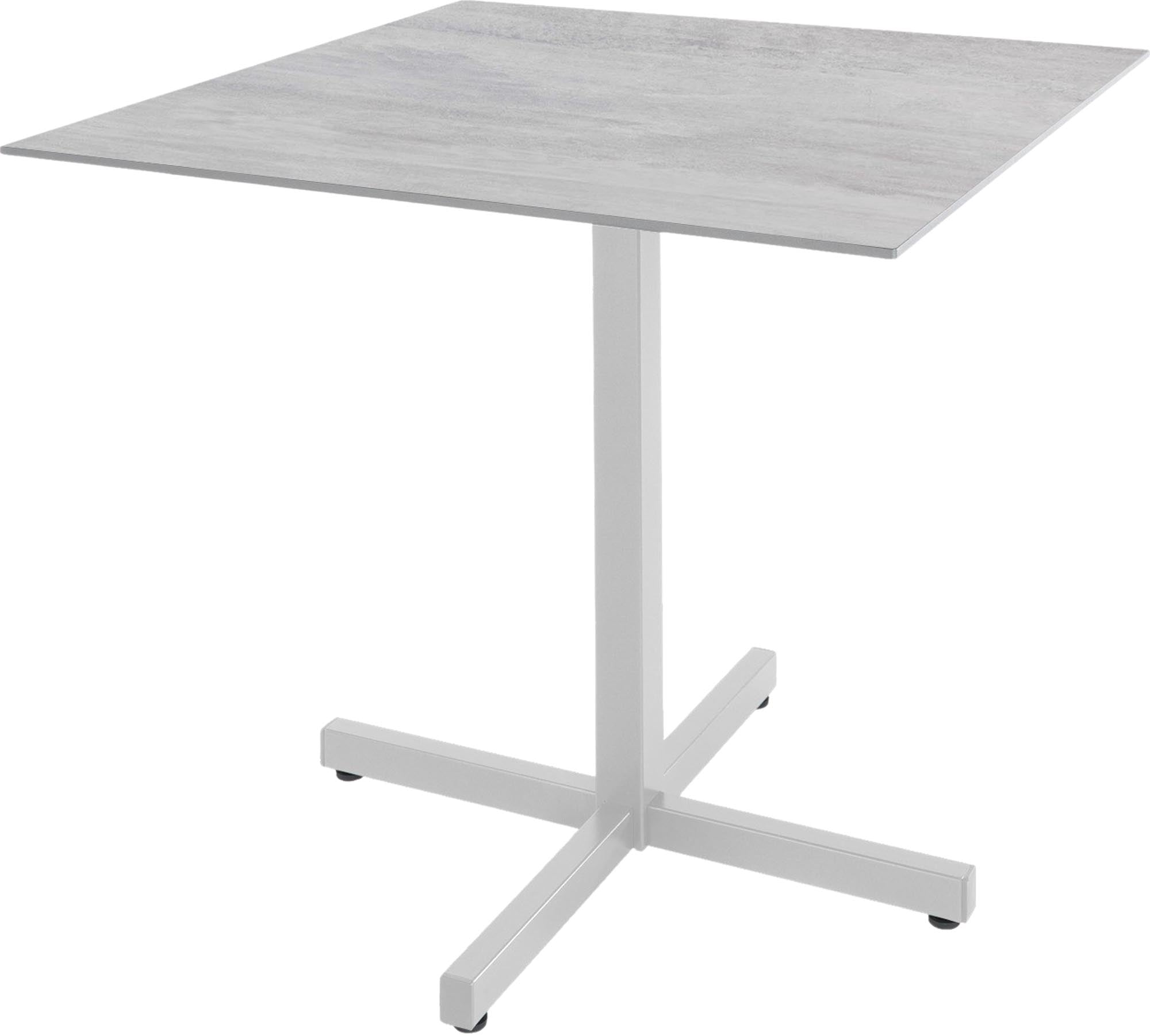 Luzern Glasfaser-Gartentisch Decor 80x80 klappbar in Stromboli hell präsentiert im Onlineshop von KAQTU Design AG. Gartentisch ist von Schaffner