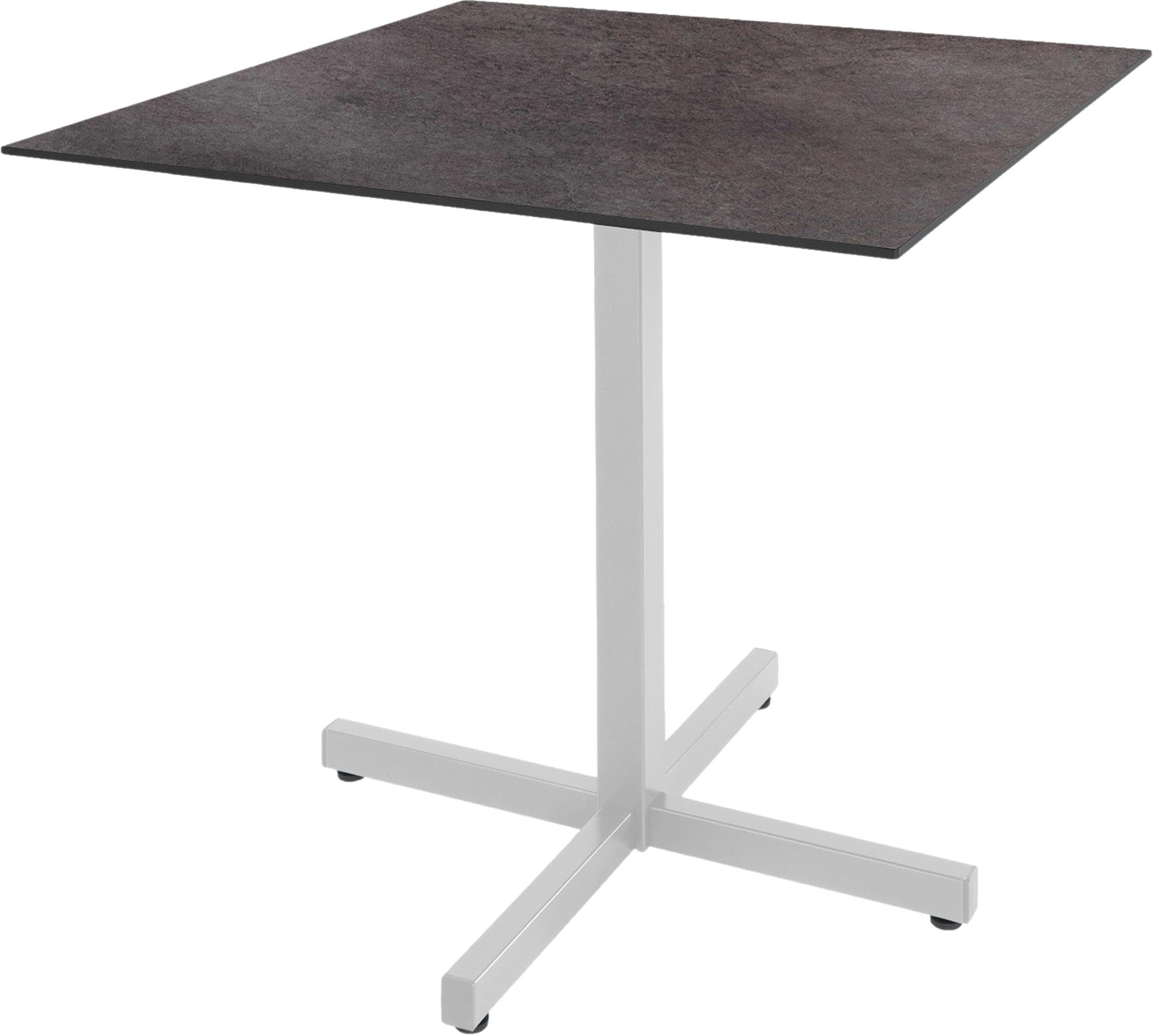 Luzern Glasfaser-Gartentisch Decor 80x80 klappbar in Cooperfield präsentiert im Onlineshop von KAQTU Design AG. Gartentisch ist von Schaffner
