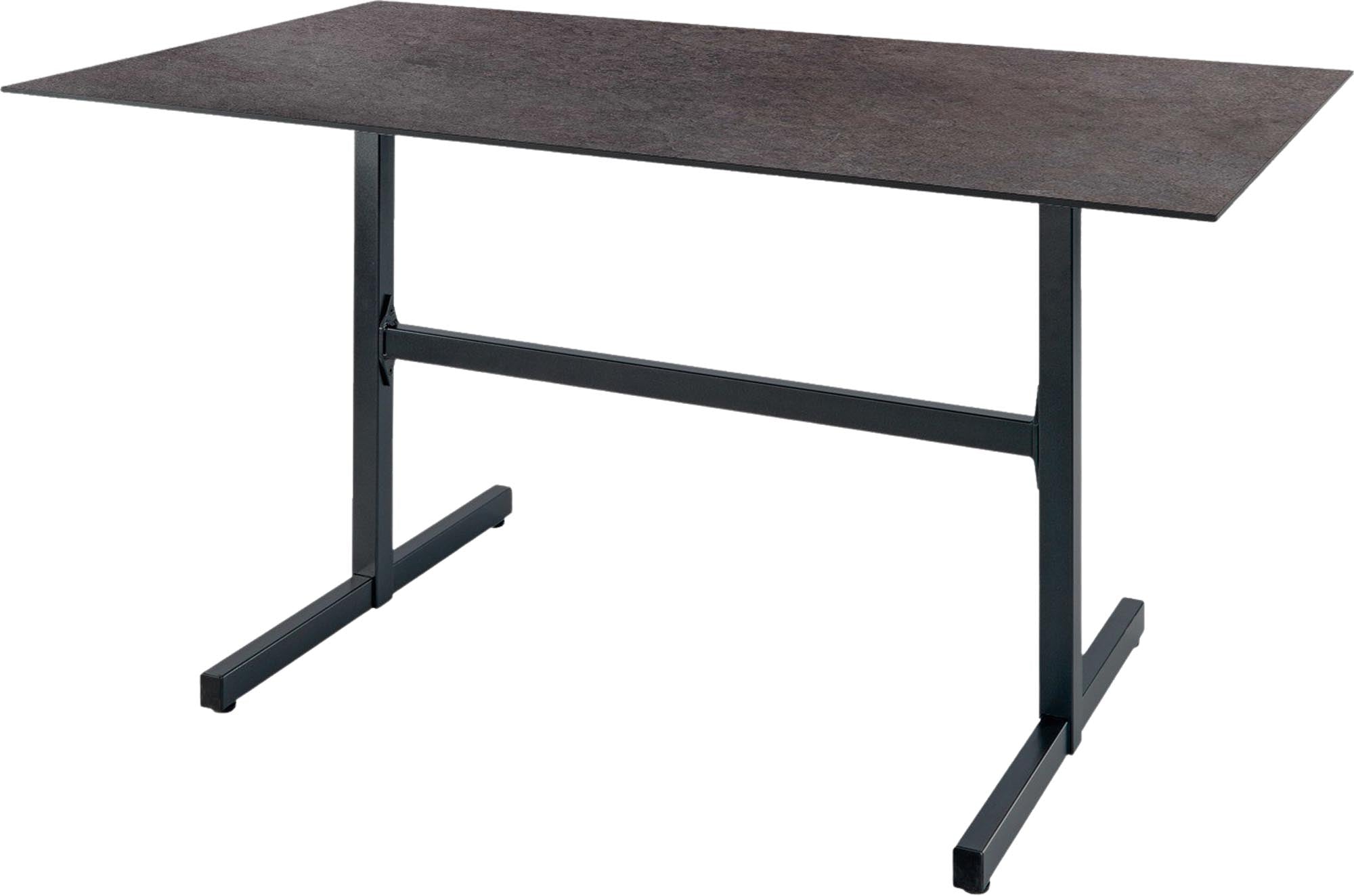 Luzern Glasfaser-Gartentisch Decor 120x80 klappbar in Cooperfield präsentiert im Onlineshop von KAQTU Design AG. Gartentisch ist von Schaffner