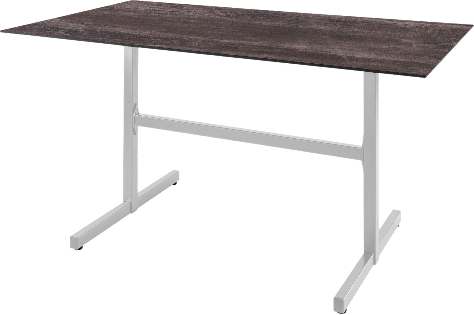 Luzern Glasfaser-Gartentisch Decor 160x90 klappbar in Stromboli dunkel präsentiert im Onlineshop von KAQTU Design AG. Gartentisch ist von Schaffner