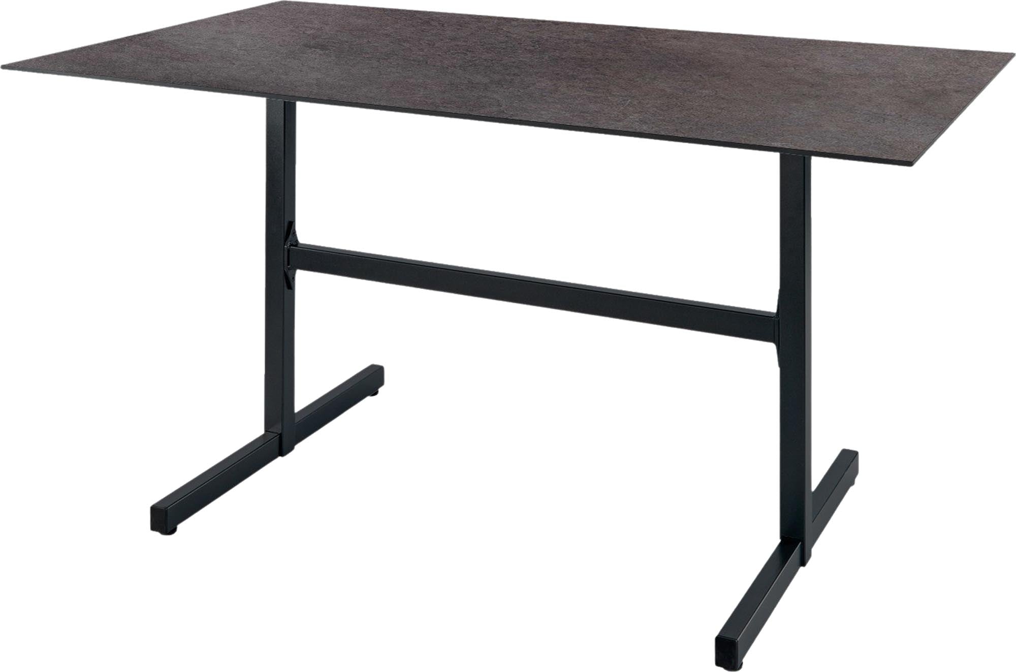 Luzern Glasfaser-Gartentisch Decor 160x90 klappbar in Cooperfield präsentiert im Onlineshop von KAQTU Design AG. Gartentisch ist von Schaffner