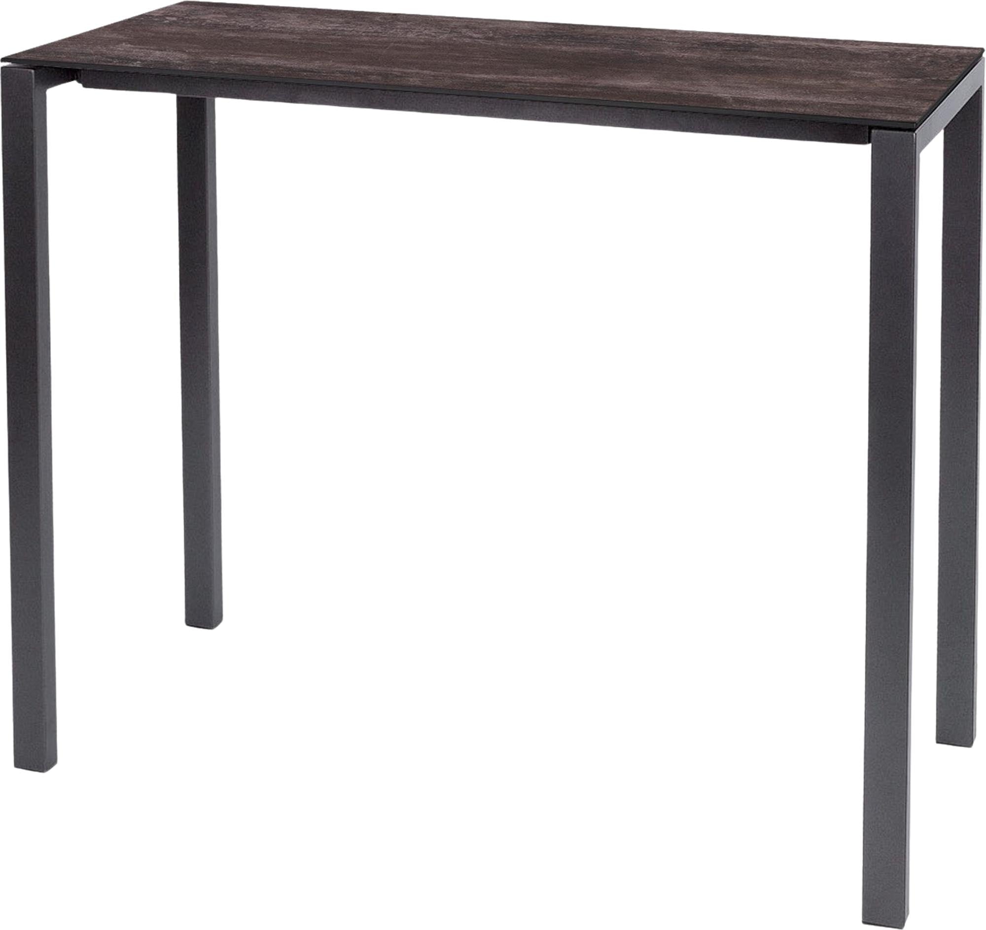 Luzern Glasfaser-Stehtisch Outdoor Decor 140x60 in Stromboli dunkel präsentiert im Onlineshop von KAQTU Design AG. Hochtisch Outdoor ist von Schaffner