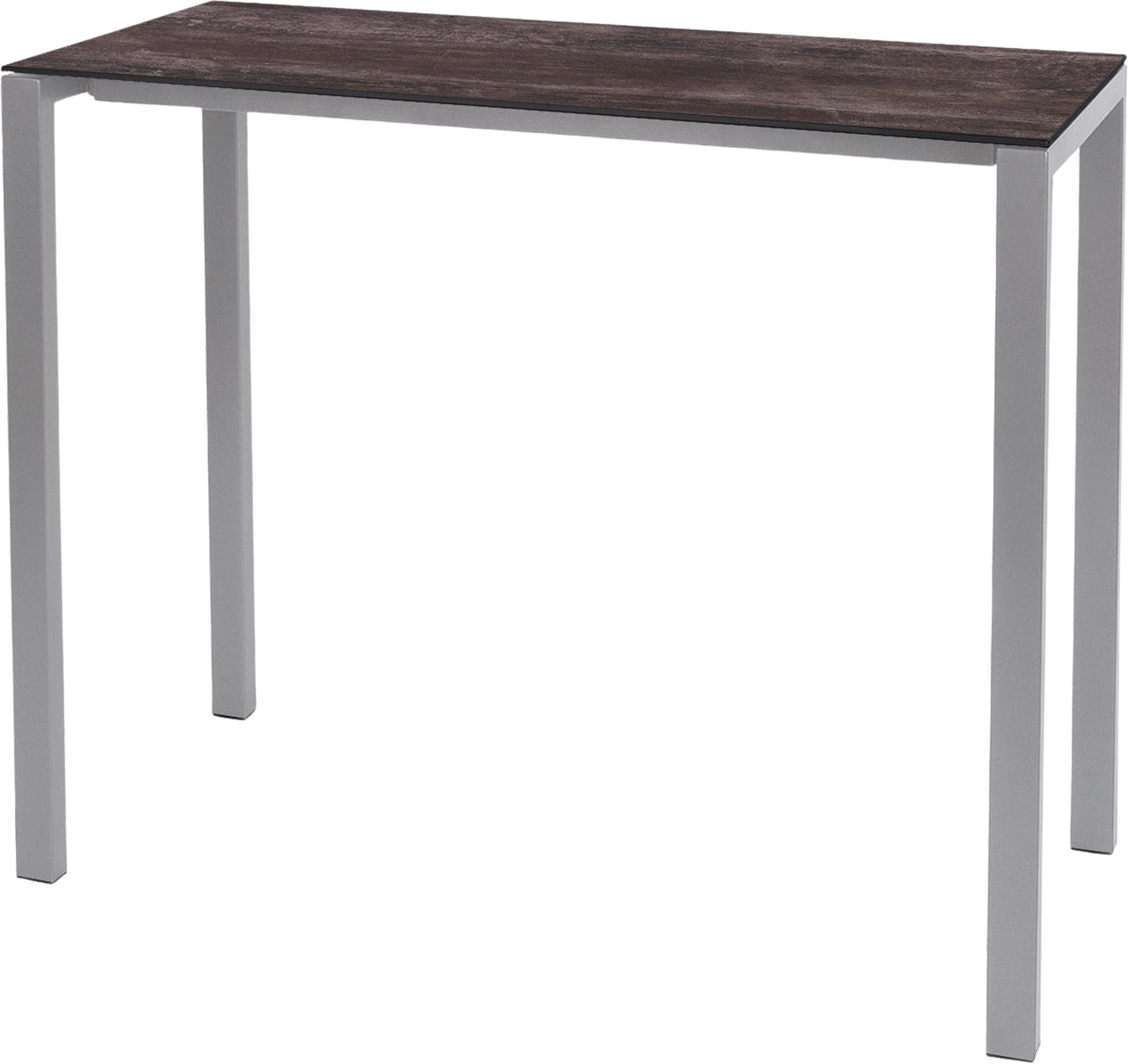 Luzern Glasfaser-Stehtisch Outdoor Decor 140x60 in Stromboli dunkel präsentiert im Onlineshop von KAQTU Design AG. Hochtisch Outdoor ist von Schaffner