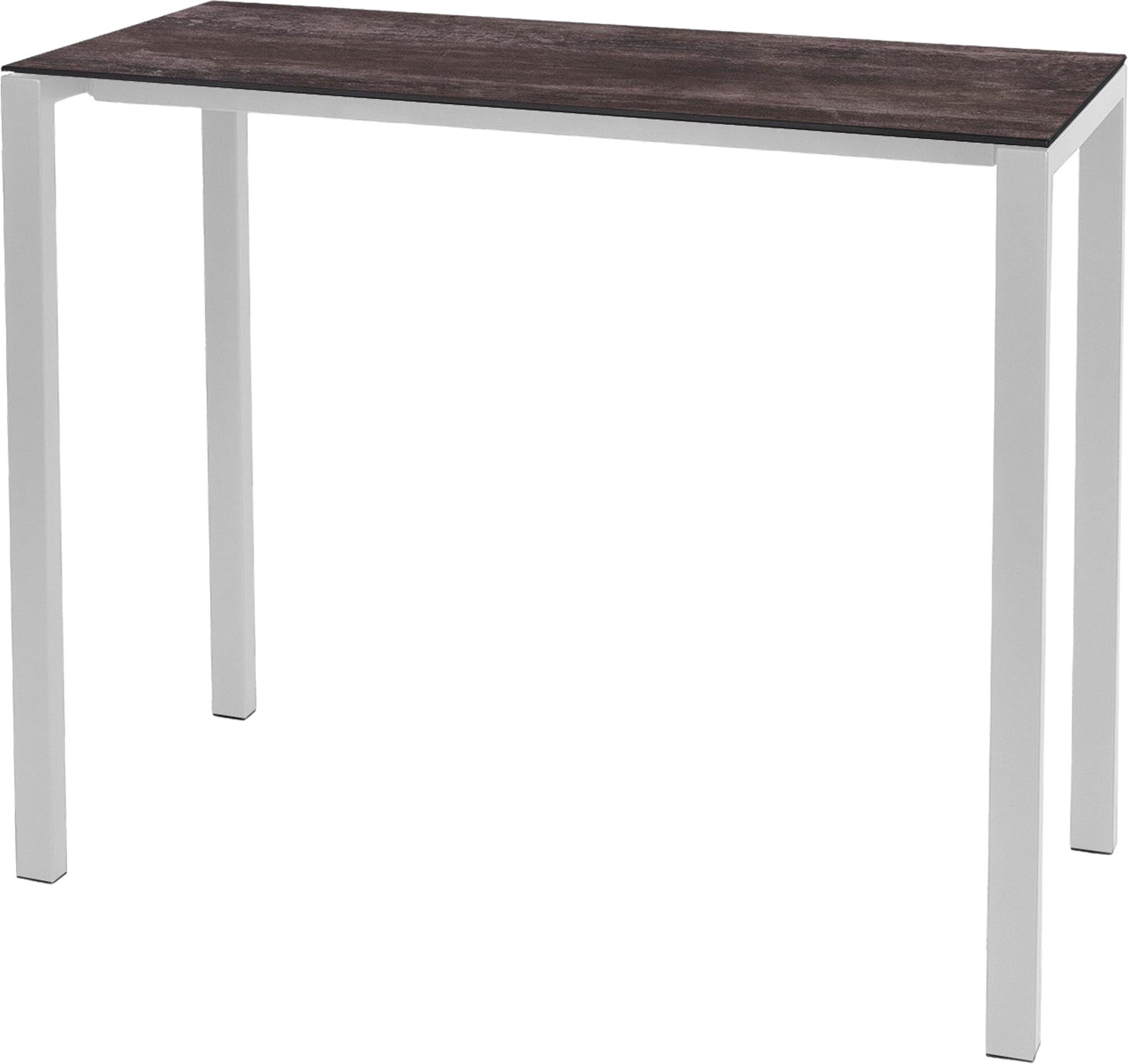 Luzern Glasfaser-Stehtisch Outdoor Decor 140x60 in Stromboli dunkel präsentiert im Onlineshop von KAQTU Design AG. Hochtisch Outdoor ist von Schaffner