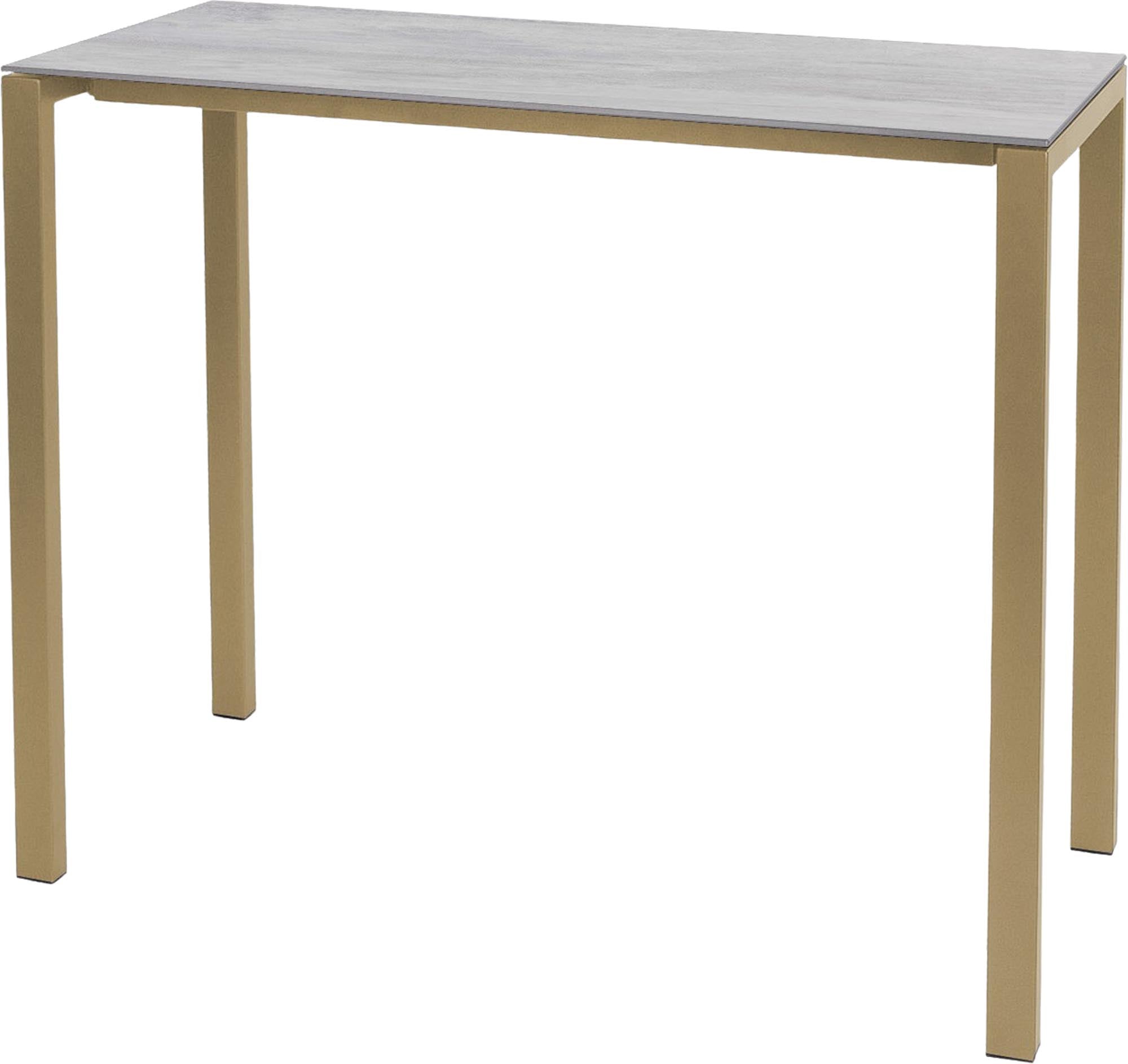 Luzern Glasfaser-Stehtisch Outdoor Decor 140x60 in Stromboli hell präsentiert im Onlineshop von KAQTU Design AG. Hochtisch Outdoor ist von Schaffner