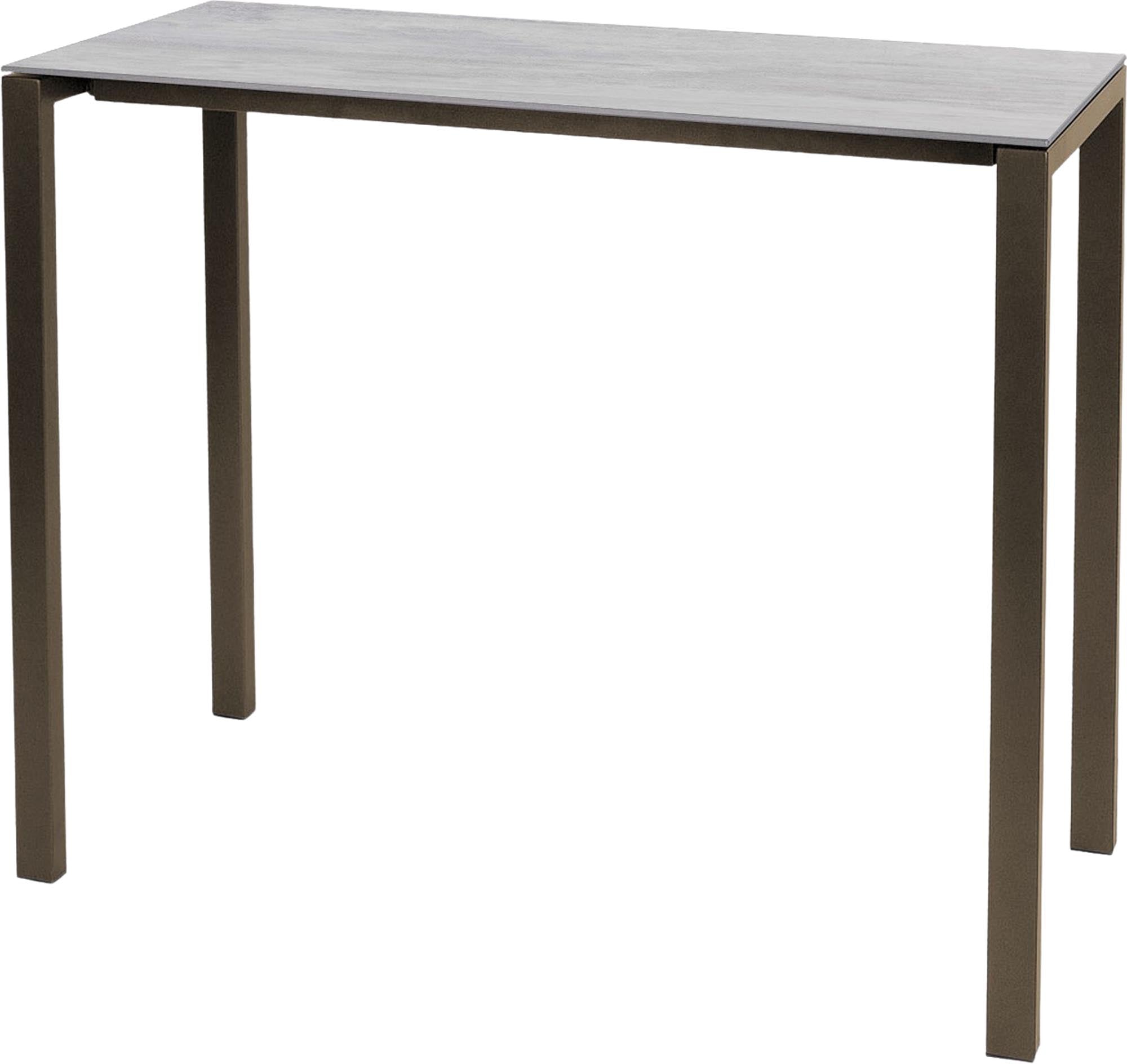 Luzern Glasfaser-Stehtisch Outdoor Decor 140x60 in Stromboli hell präsentiert im Onlineshop von KAQTU Design AG. Hochtisch Outdoor ist von Schaffner