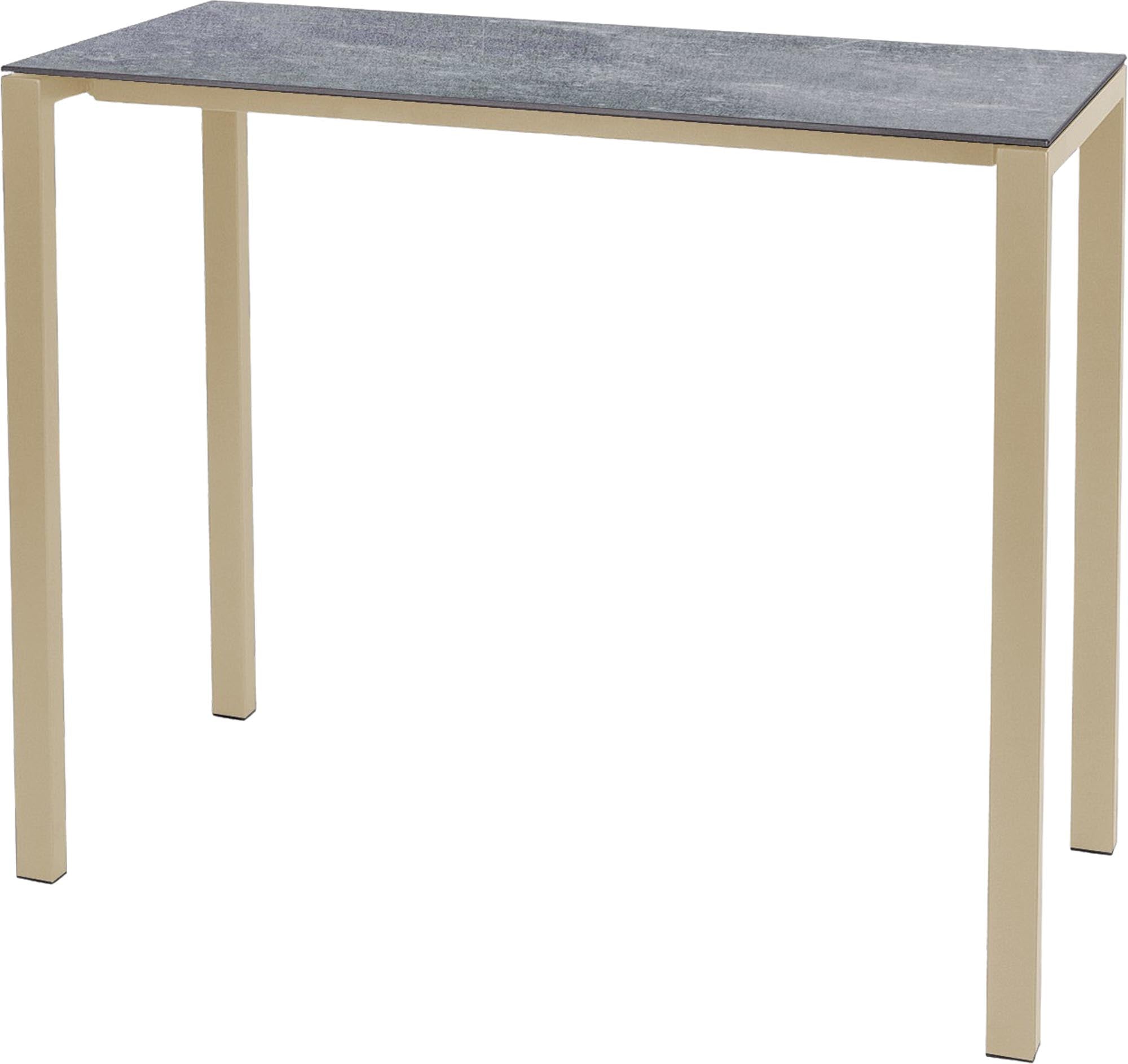 Luzern Glasfaser-Stehtisch Outdoor Decor 140x60 in Beton präsentiert im Onlineshop von KAQTU Design AG. Hochtisch Outdoor ist von Schaffner