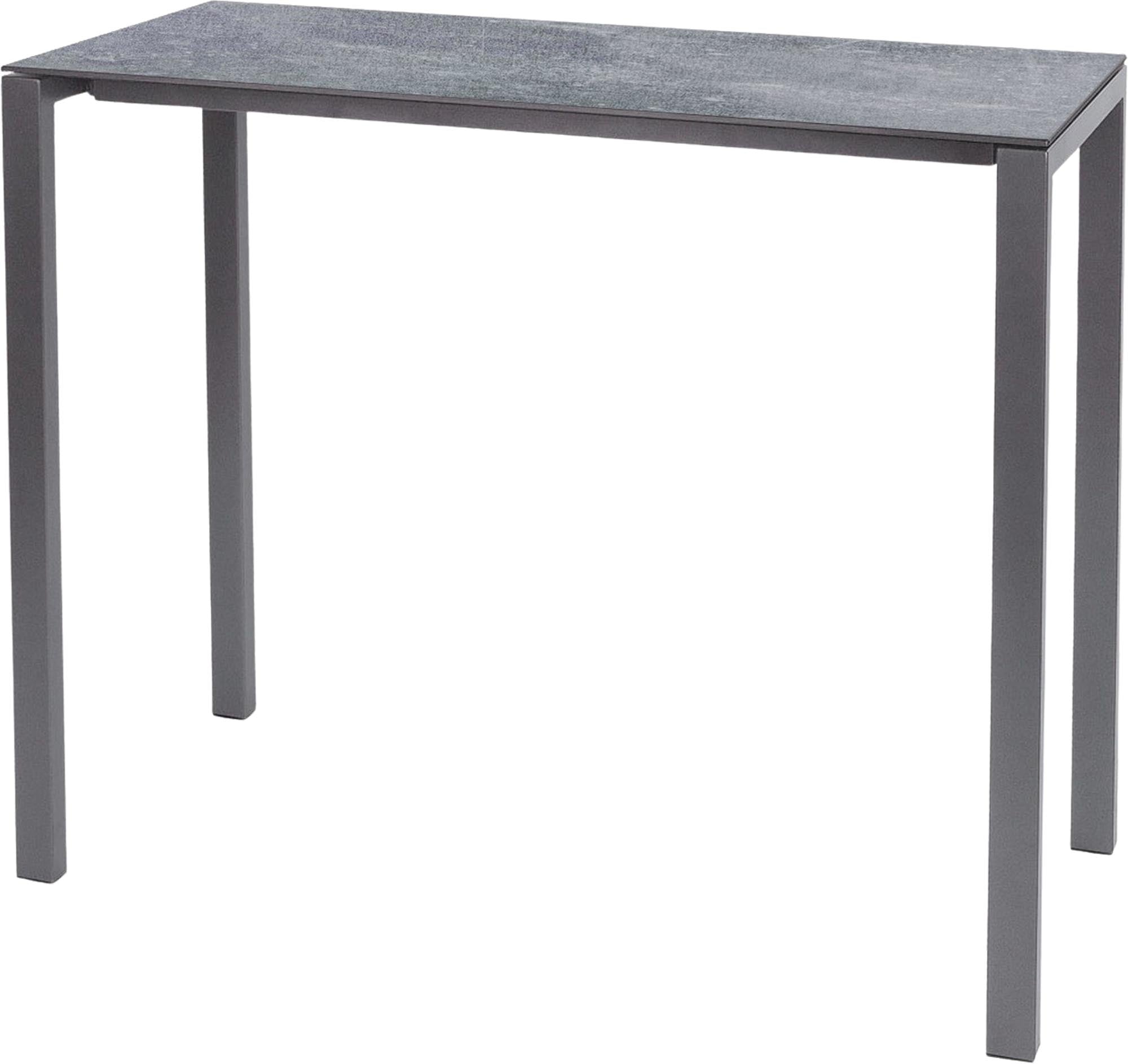 Luzern Glasfaser-Stehtisch Outdoor Decor 140x60 in Beton präsentiert im Onlineshop von KAQTU Design AG. Hochtisch Outdoor ist von Schaffner