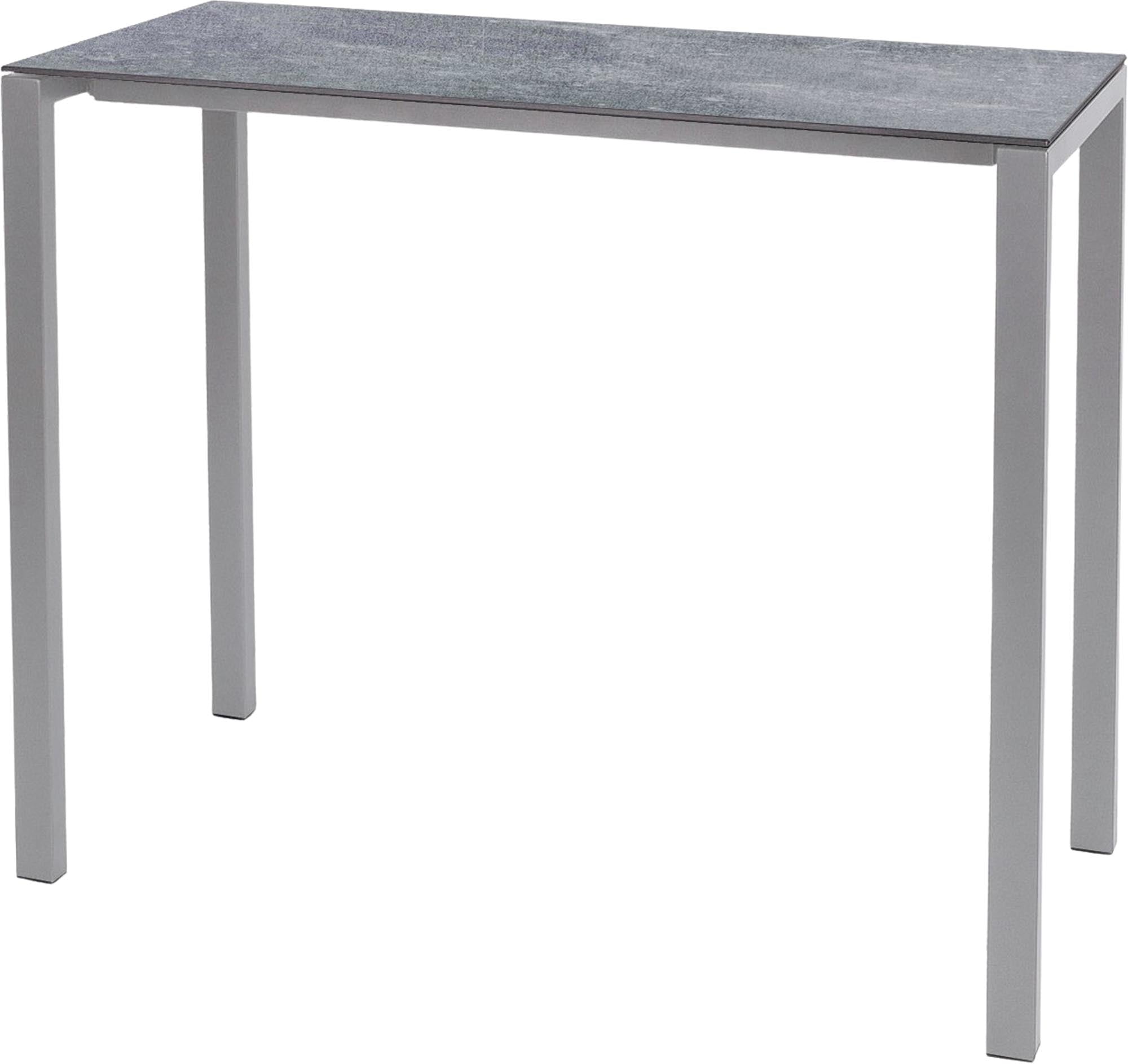 Luzern Glasfaser-Stehtisch Outdoor Decor 140x60 in Beton präsentiert im Onlineshop von KAQTU Design AG. Hochtisch Outdoor ist von Schaffner