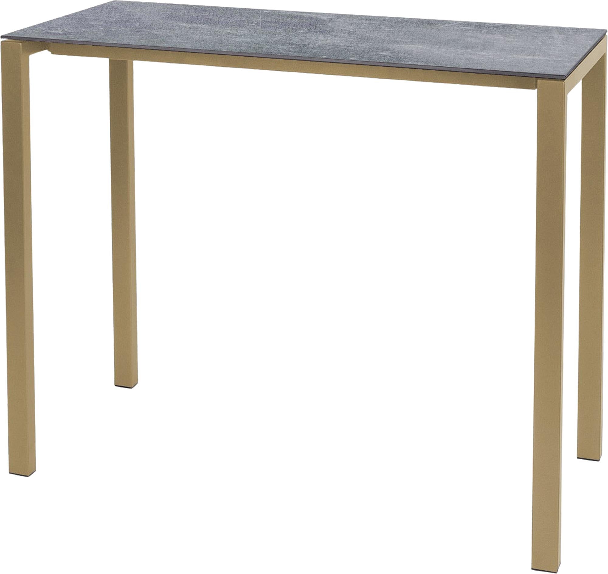 Luzern Glasfaser-Stehtisch Outdoor Decor 140x60 in Beton präsentiert im Onlineshop von KAQTU Design AG. Hochtisch Outdoor ist von Schaffner