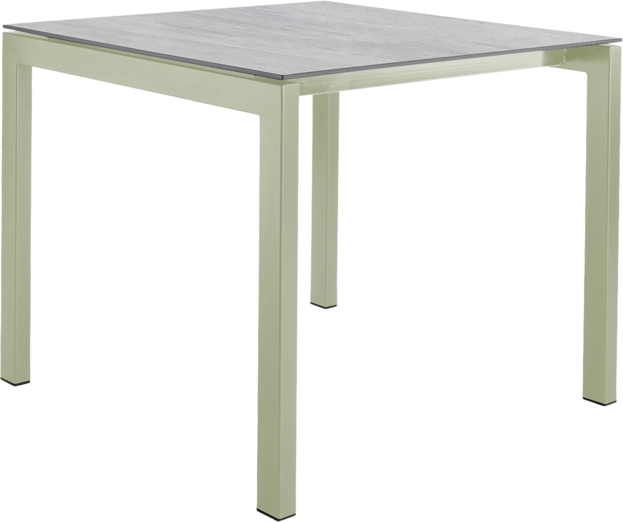 Luzern Glasfaser-Gartentisch Decor 80x80 in Stromboli hell präsentiert im Onlineshop von KAQTU Design AG. Gartentisch ist von Schaffner