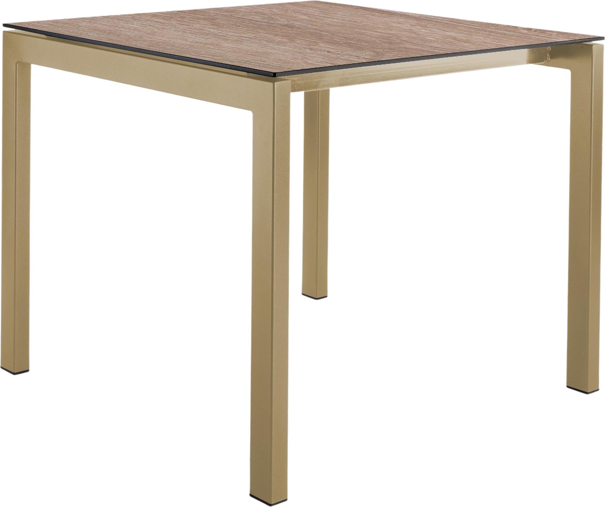 Eleganter Fiberglastisch Luzern 80 x 80 von Schaffner: Leicht, wetterfest und klappbar – perfekt für jeden Außenbereich!