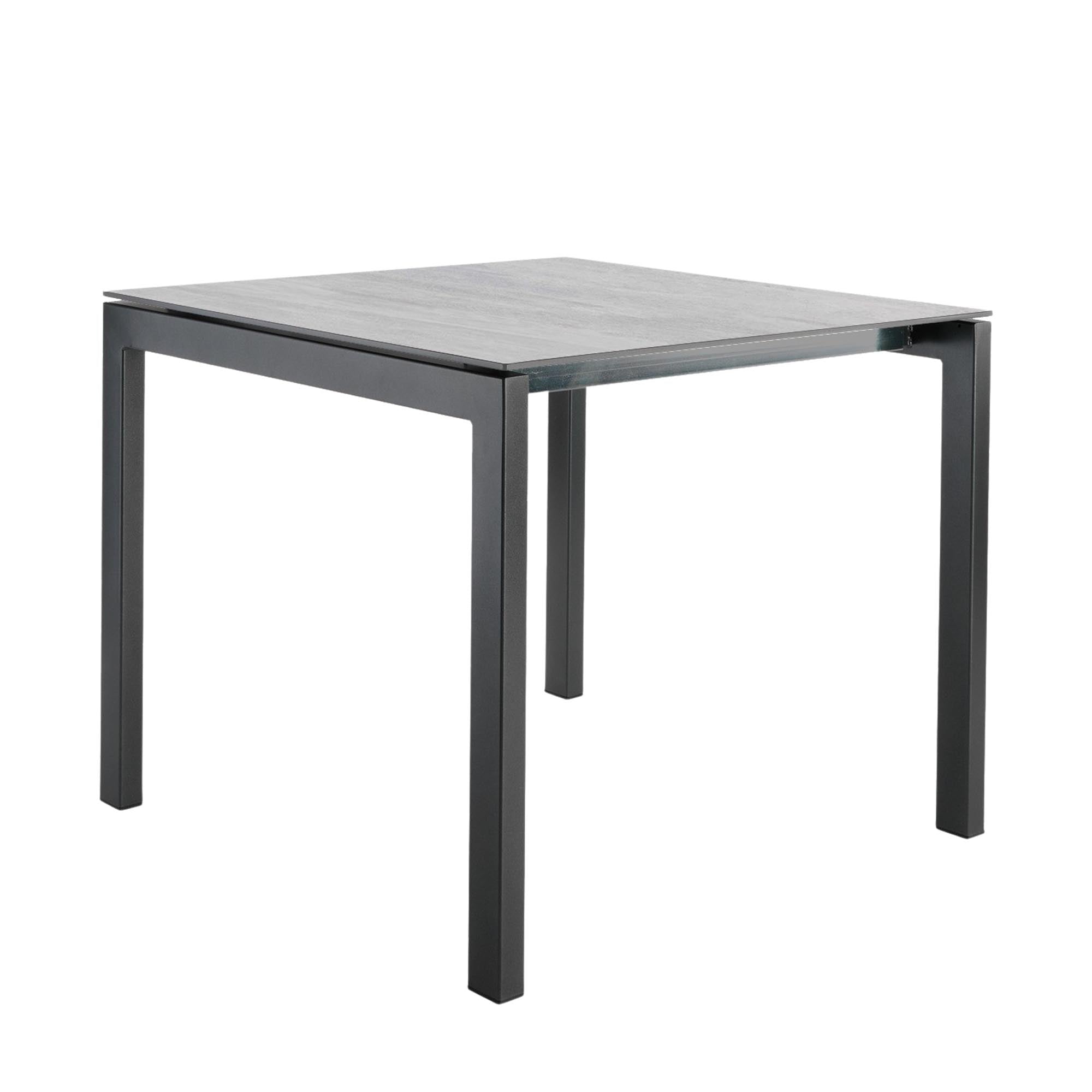 Luzern Glasfaser-Gartentisch Decor 90x90 in Stromboli hell präsentiert im Onlineshop von KAQTU Design AG. Gartentisch ist von Schaffner