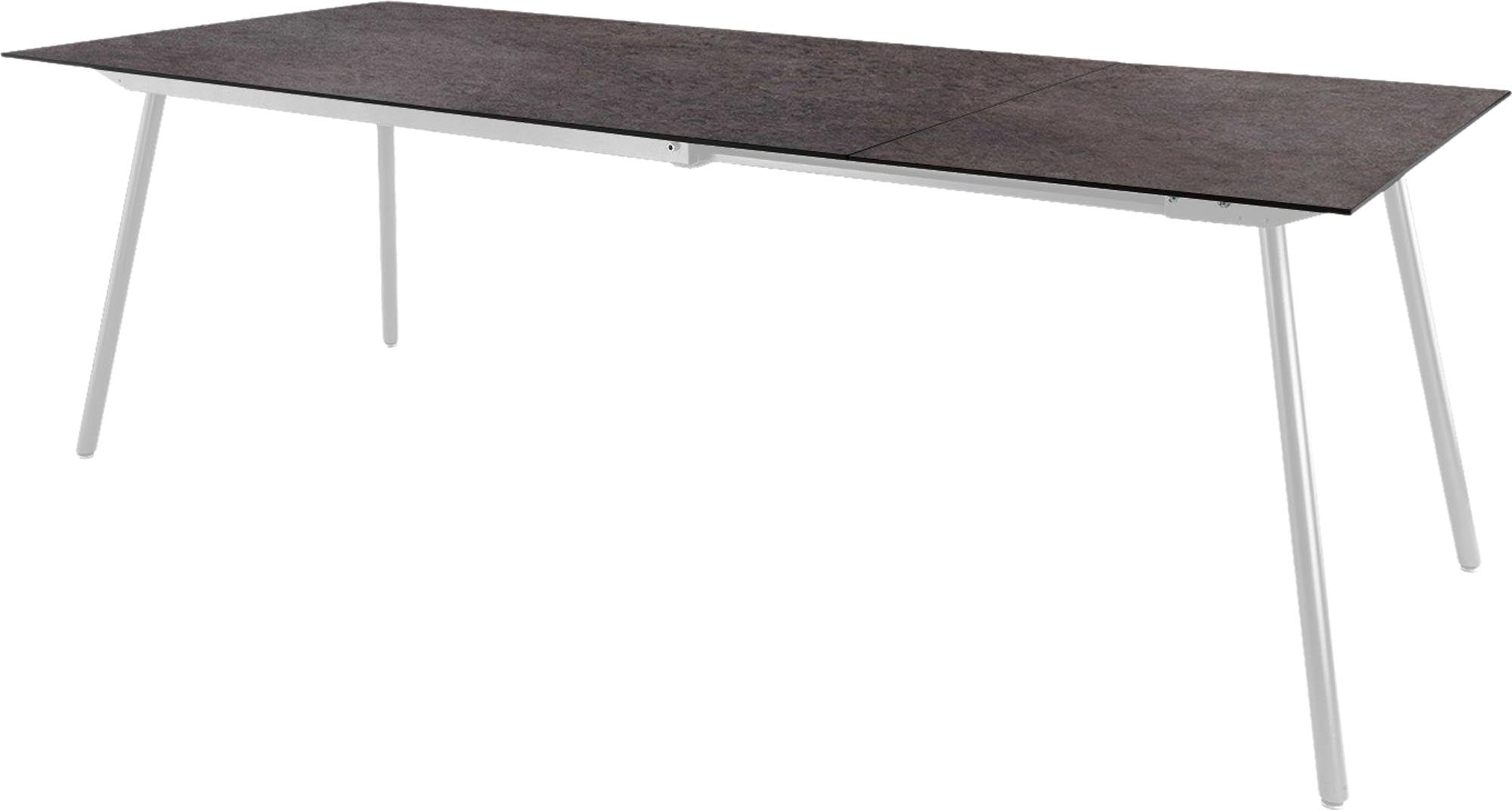 Locarno Glasfaser-Gartentisch 160/220x90 ausziehbar in Cooperfield präsentiert im Onlineshop von KAQTU Design AG. Gartentisch ist von Schaffner