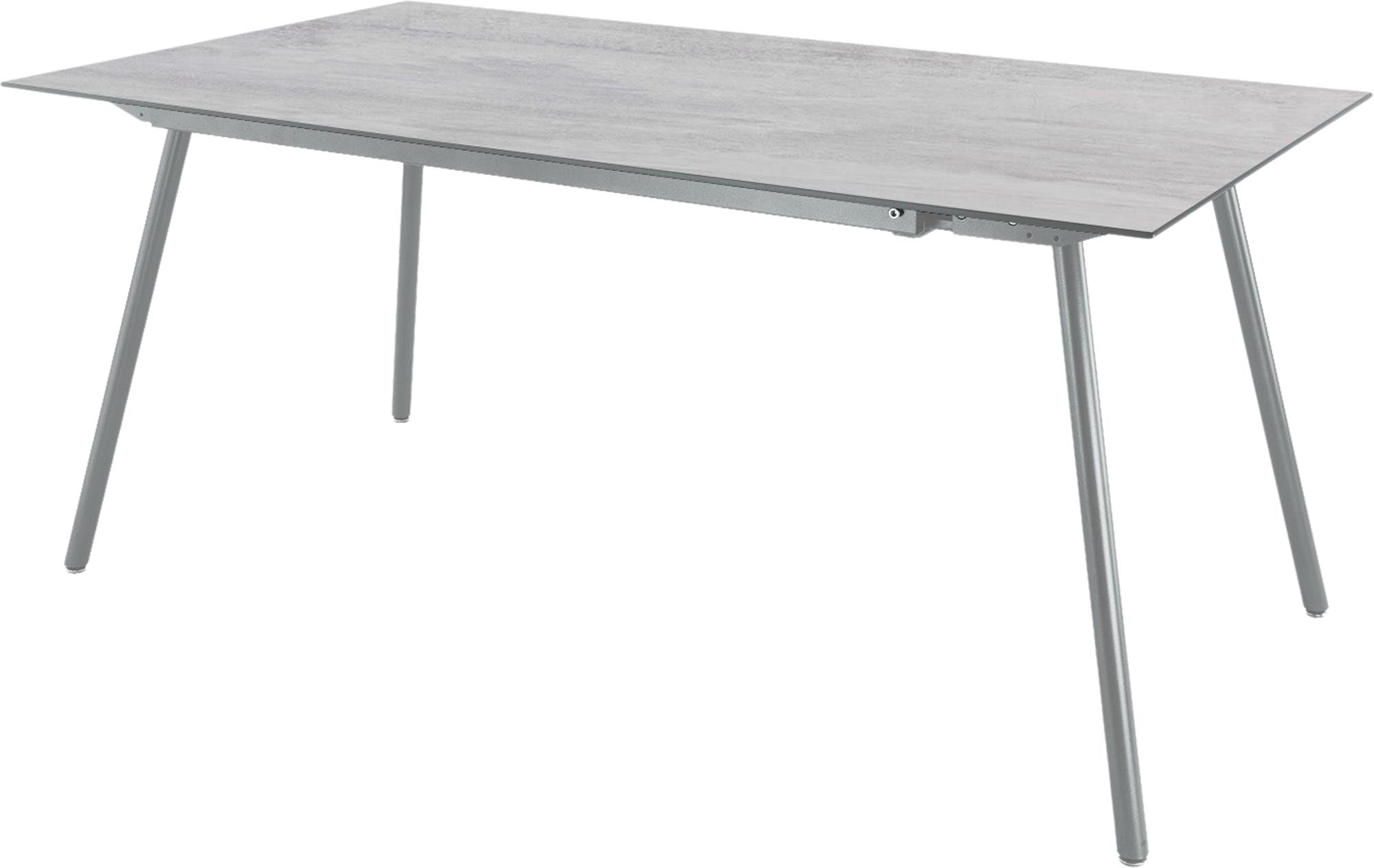 Locarno Glasfaser-Gartentisch 160x90 in Stromboli hell präsentiert im Onlineshop von KAQTU Design AG. Gartentisch ist von Schaffner