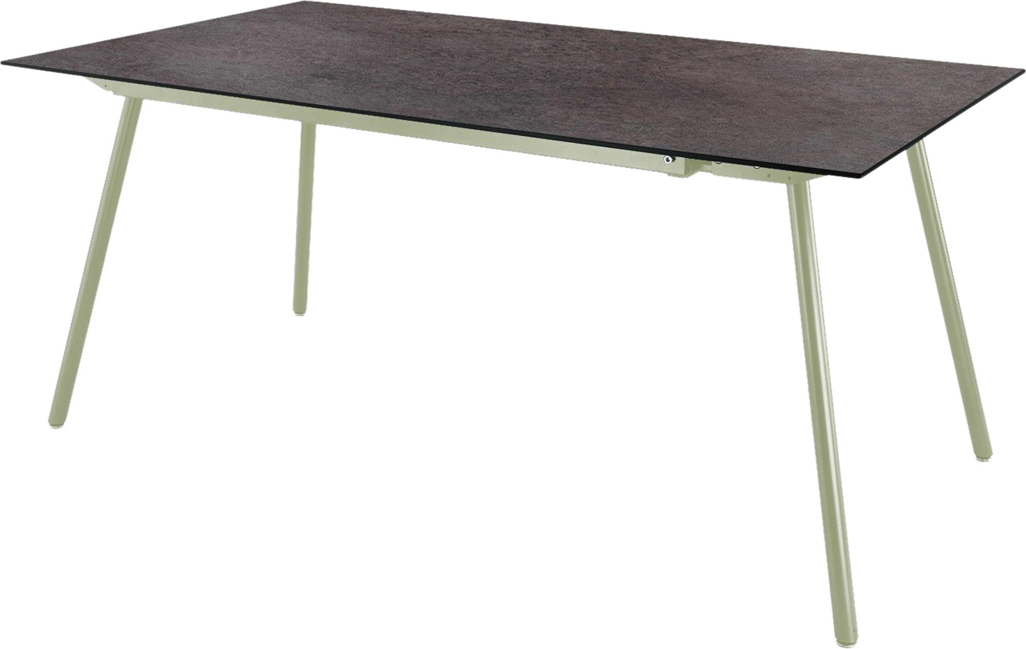 Locarno Glasfaser-Gartentisch 160x90 in Cooperfield präsentiert im Onlineshop von KAQTU Design AG. Gartentisch ist von Schaffner