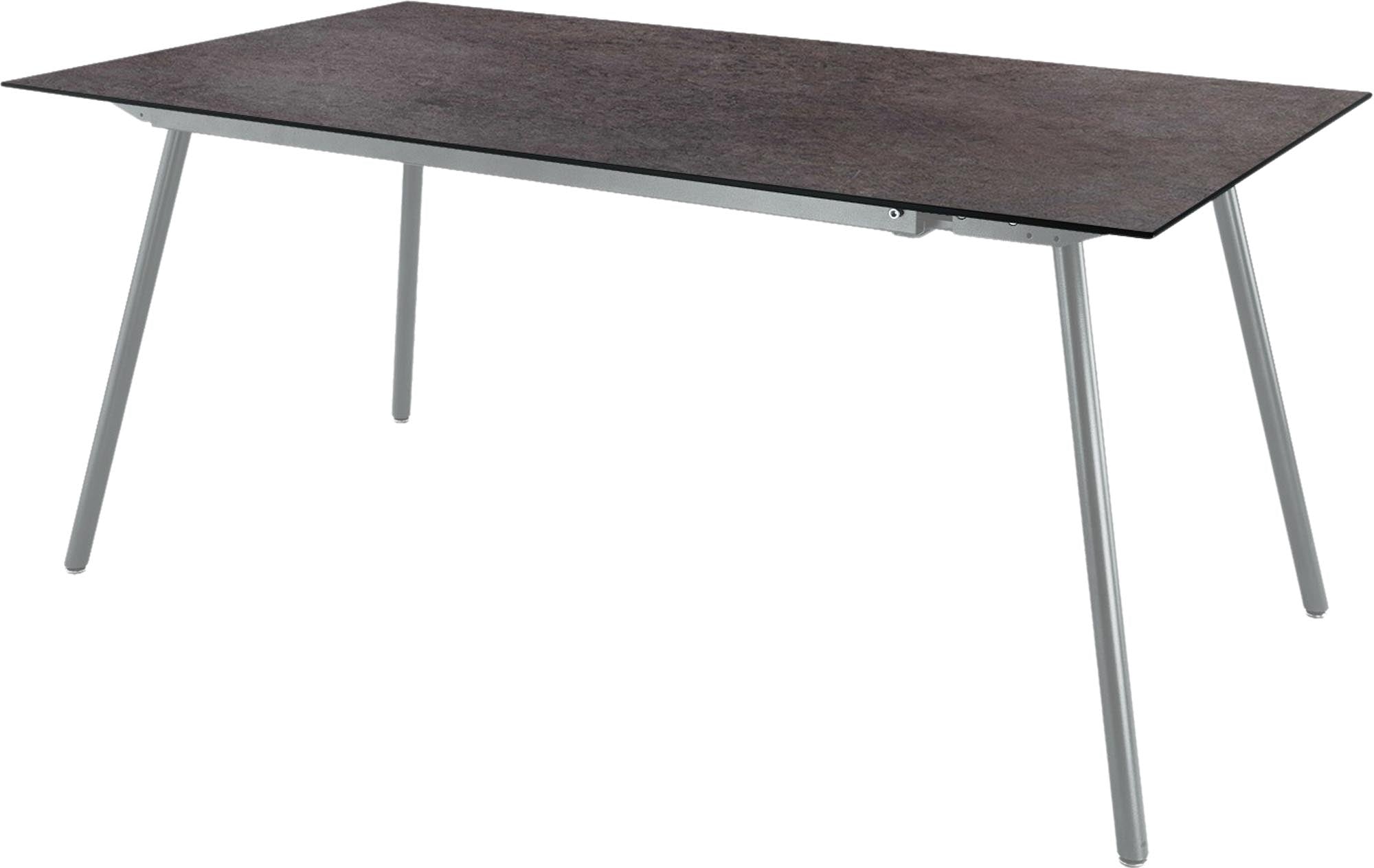 Locarno Glasfaser-Gartentisch 160x90 in Cooperfield präsentiert im Onlineshop von KAQTU Design AG. Gartentisch ist von Schaffner