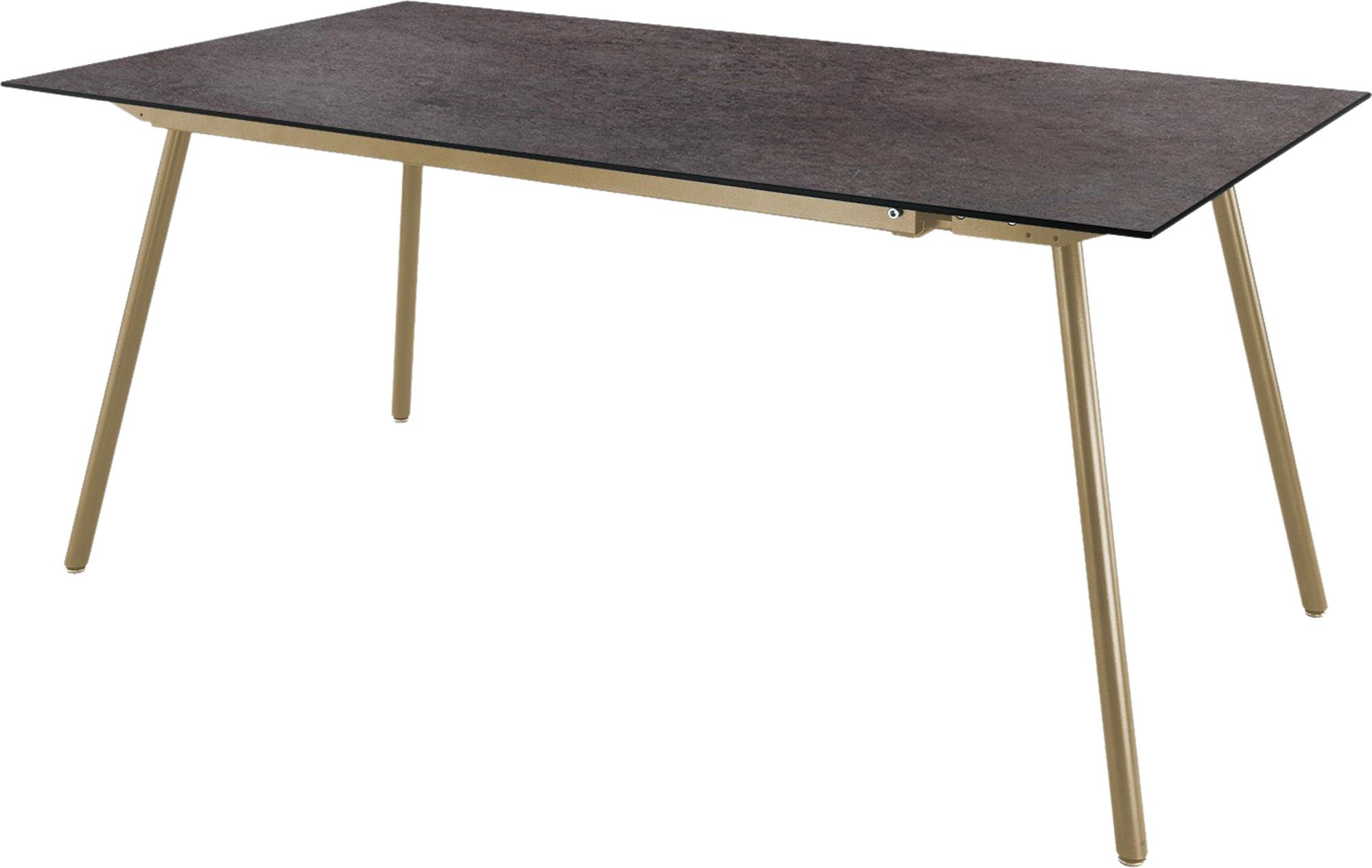 Locarno Glasfaser-Gartentisch 160x90 in Cooperfield präsentiert im Onlineshop von KAQTU Design AG. Gartentisch ist von Schaffner