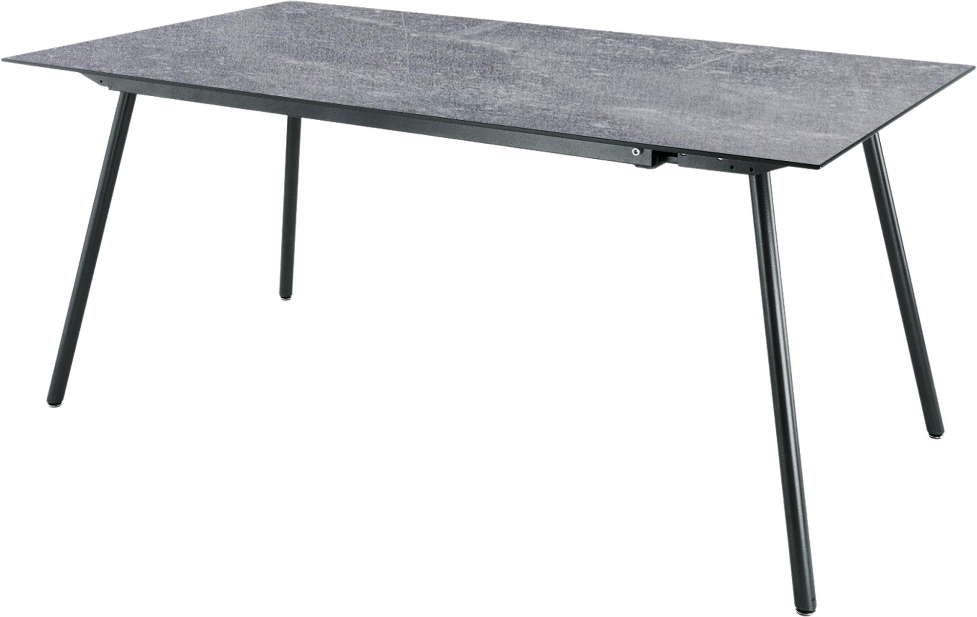 Locarno Glasfaser-Gartentisch 160x90 in Beton präsentiert im Onlineshop von KAQTU Design AG. Gartentisch ist von Schaffner