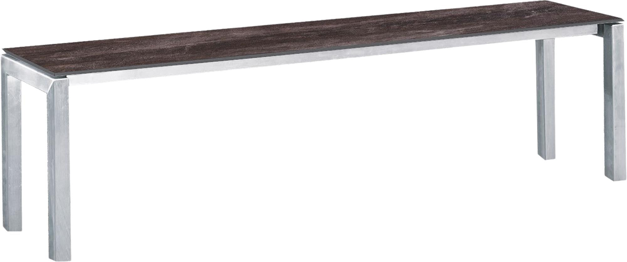 Stilvolle Fiberglasbank Luzern von Schaffner für jeden Aussenbereich.