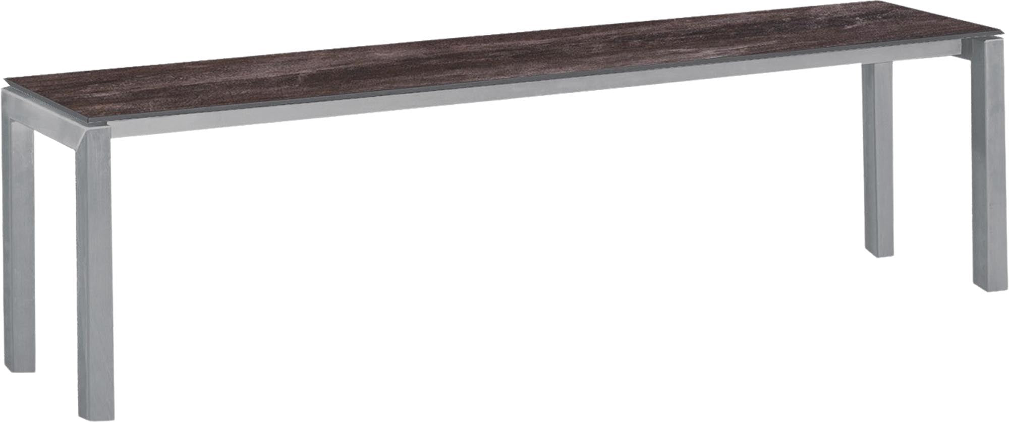 Stilvolle Fiberglasbank Luzern von Schaffner für jeden Aussenbereich.