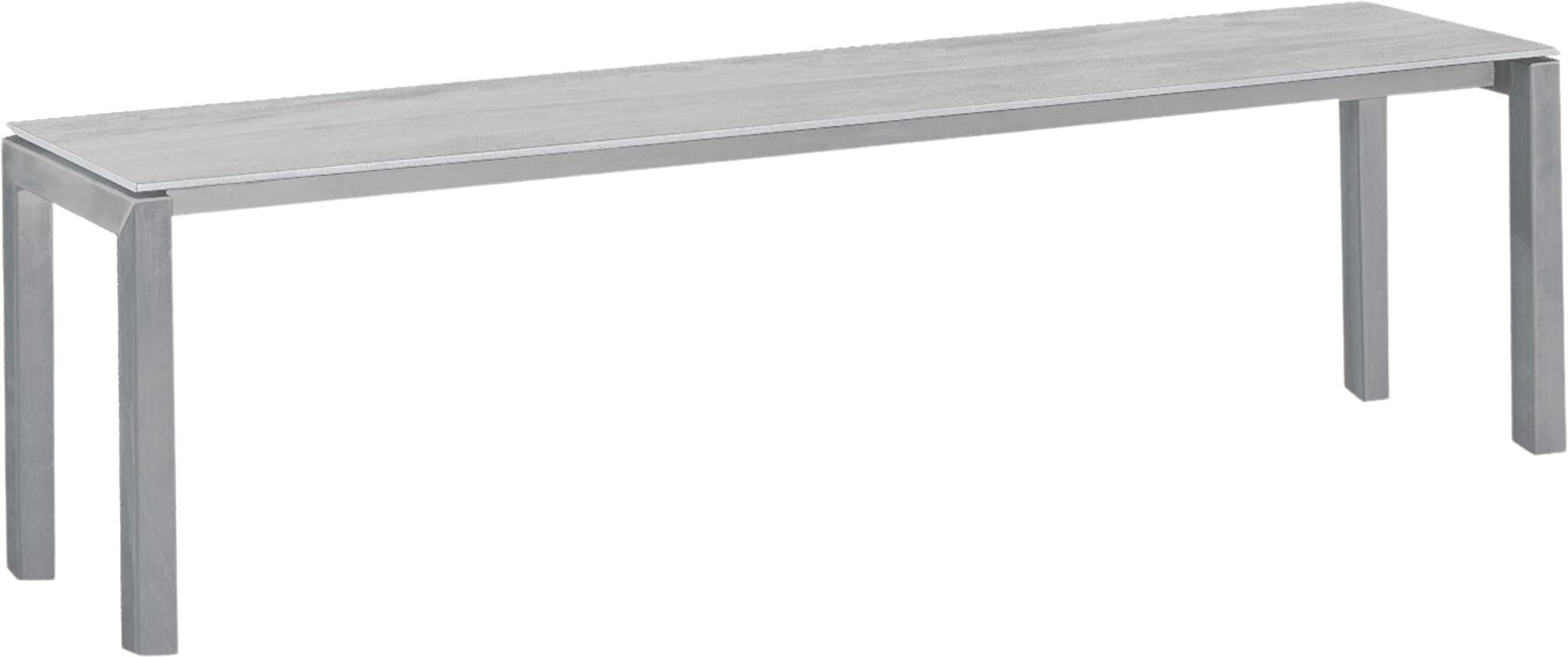 Entdecken Sie die langlebige Fiberglasbank Luzern von Schaffner – ideal für stilvolle Gärten und entspannte Momente im Freien.