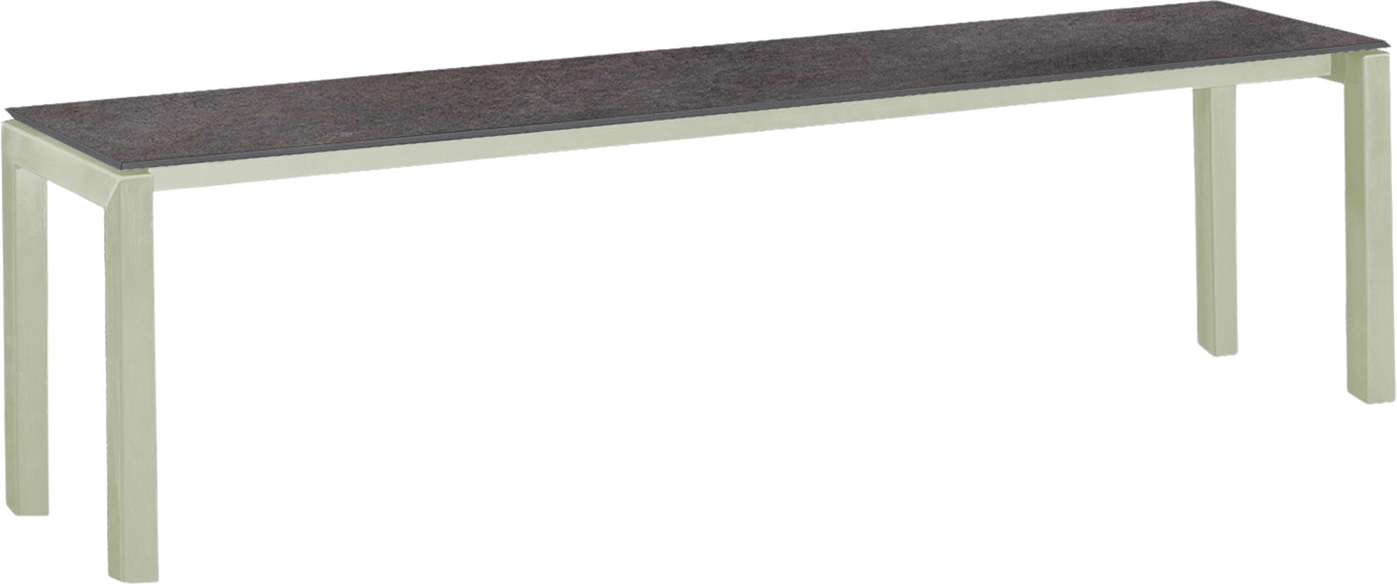 Luzern Glasfaser-Gartenbank Decor 160x32 in Cooperfield präsentiert im Onlineshop von KAQTU Design AG. Gartenbank ist von Schaffner