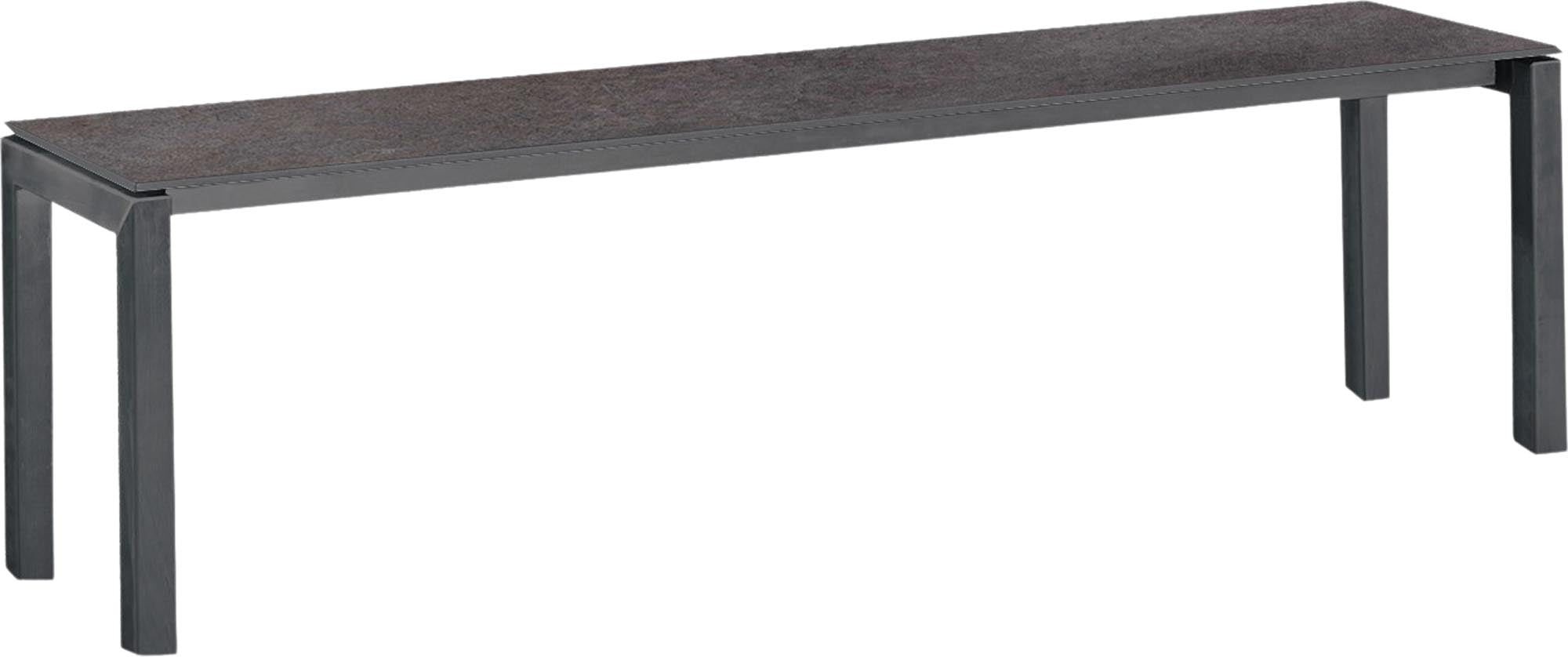 Luzern Glasfaser-Gartenbank Decor 160x32 in Cooperfield präsentiert im Onlineshop von KAQTU Design AG. Gartenbank ist von Schaffner