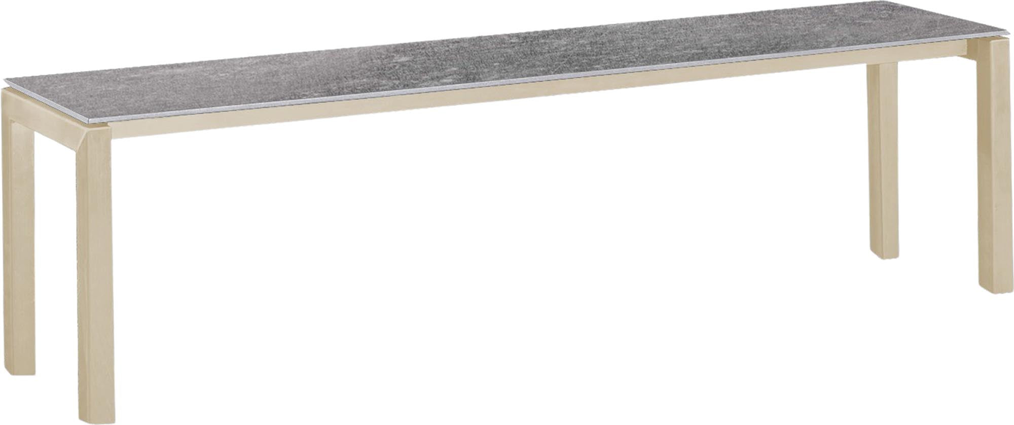 Luzern Glasfaser-Gartenbank Decor 160x32 in Beton präsentiert im Onlineshop von KAQTU Design AG. Gartenbank ist von Schaffner