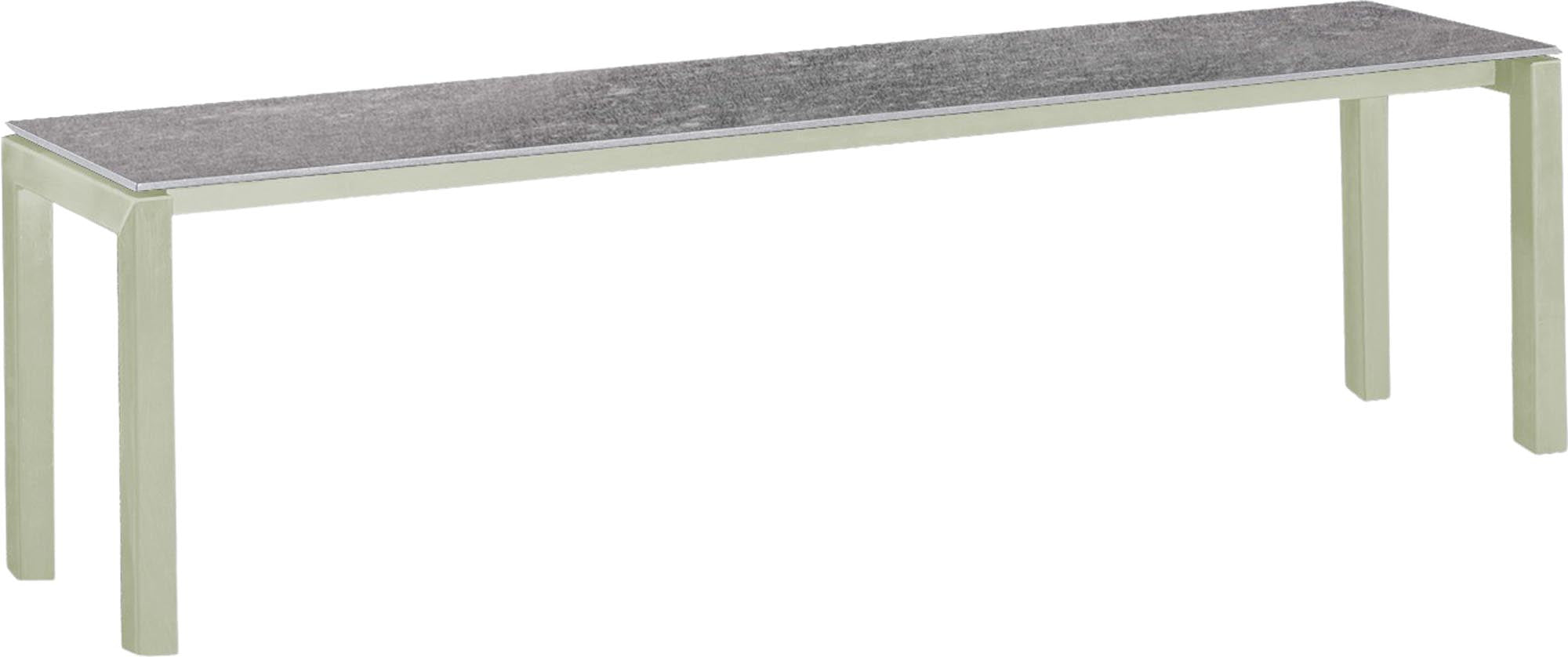 Luzern Glasfaser-Gartenbank Decor 160x32 in Beton präsentiert im Onlineshop von KAQTU Design AG. Gartenbank ist von Schaffner