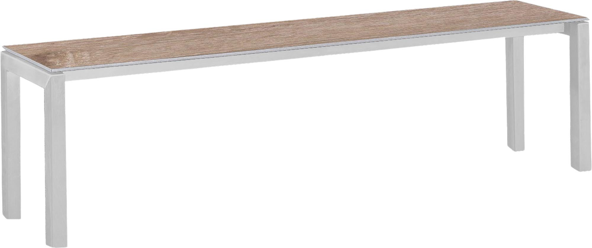 Stilvolle Fiberglasbank Luzern von Schaffner für jeden Aussenbereich.