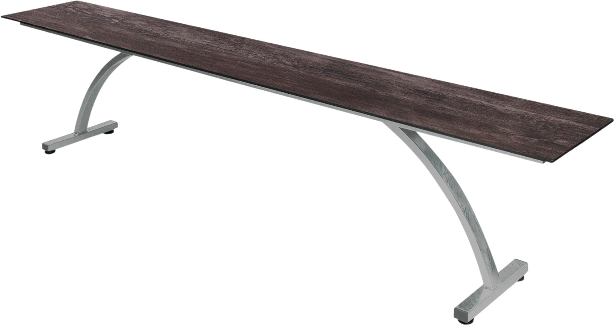 Bernardino Gartenbank aus Glasfasern 220x32 in Stromboli dunkel präsentiert im Onlineshop von KAQTU Design AG. Gartenbank ist von Schaffner