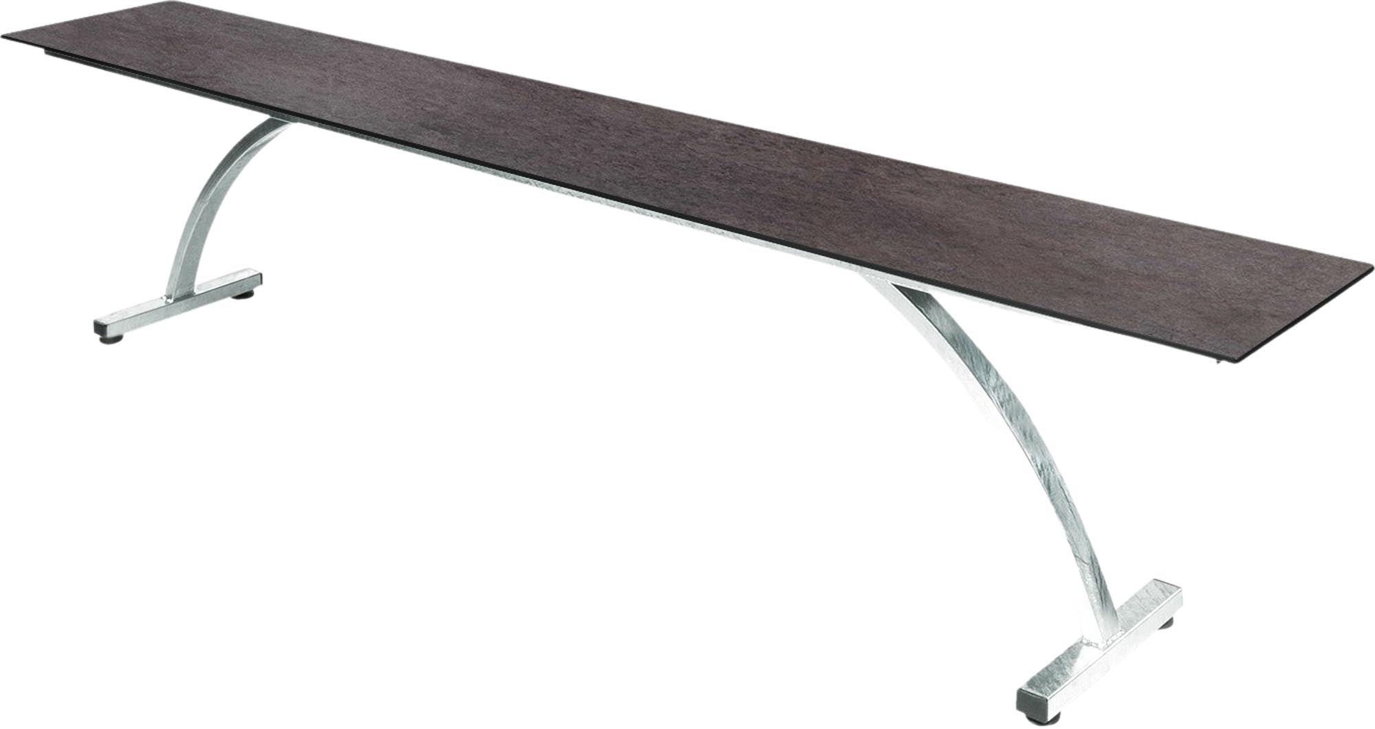 Bernardino Gartenbank aus Glasfasern 220x32 in Cooperfield präsentiert im Onlineshop von KAQTU Design AG. Gartenbank ist von Schaffner