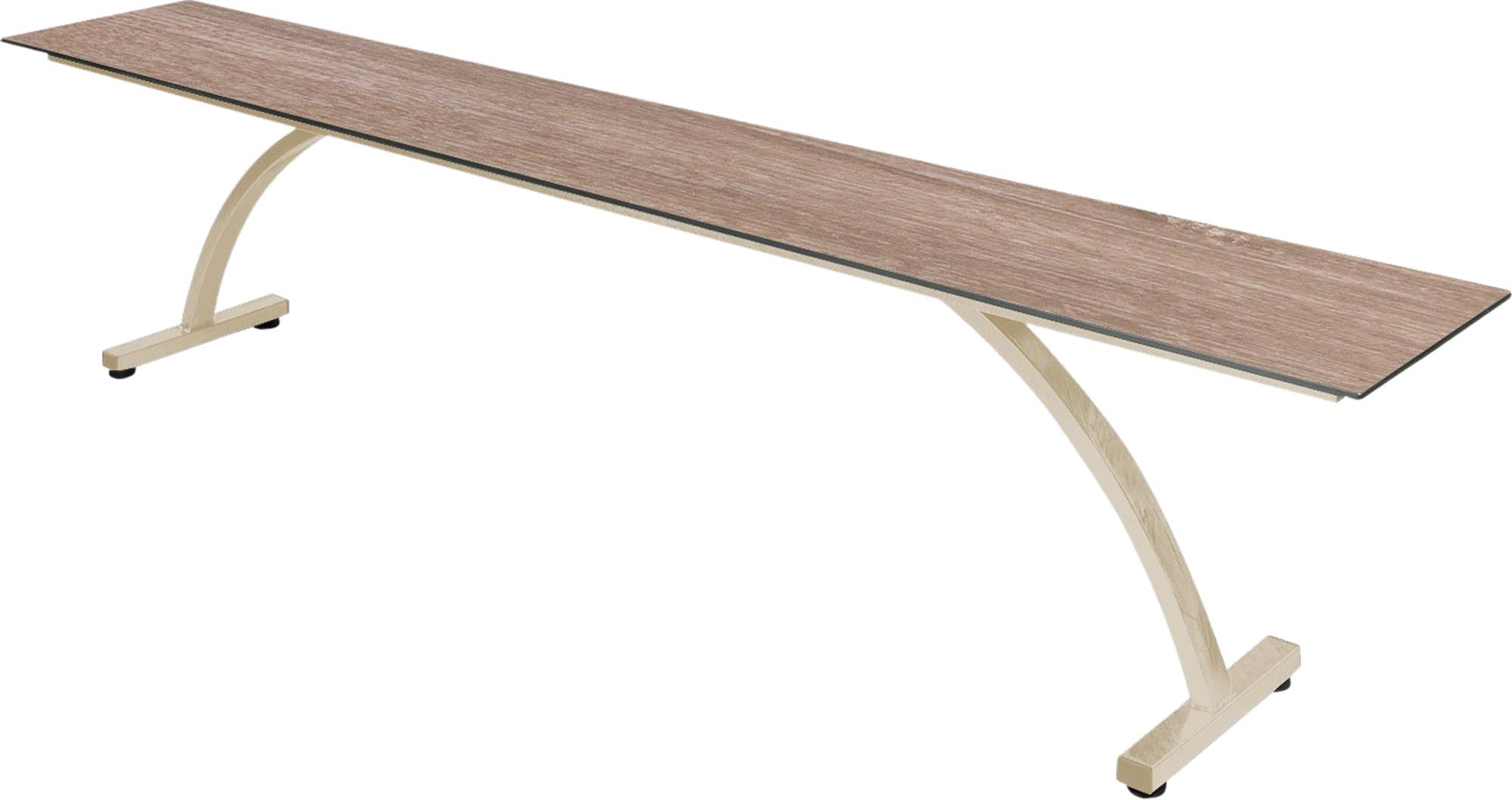 Die Gartenbank Bernardino von Schaffner kombiniert modernes Design mit Langlebigkeit und Pflegeleichtigkeit – ideal für jeden Außenbereich.