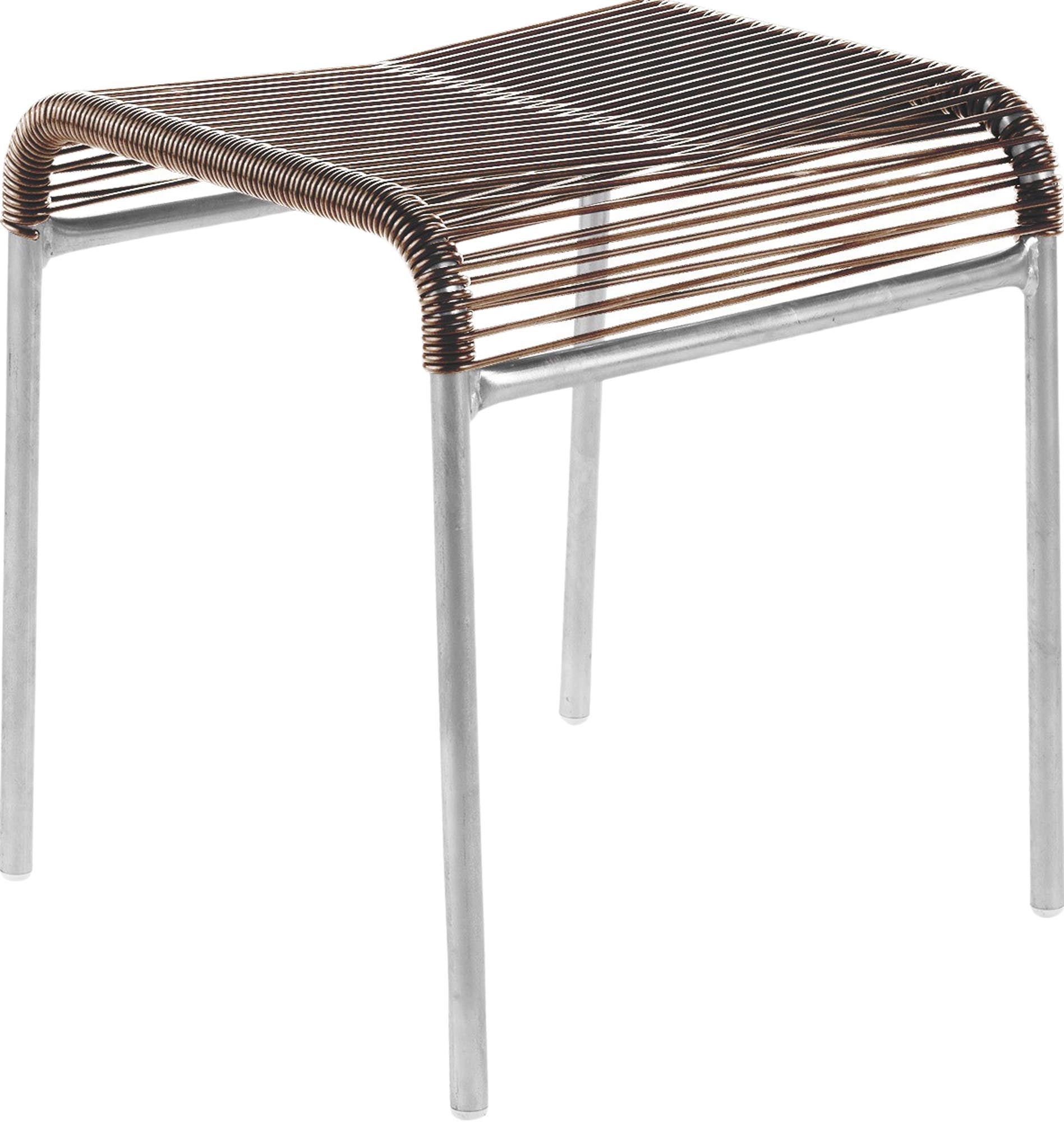 Säntis Spaghetti Hocker: Modernes Design für stilvolle Aussenbereiche.