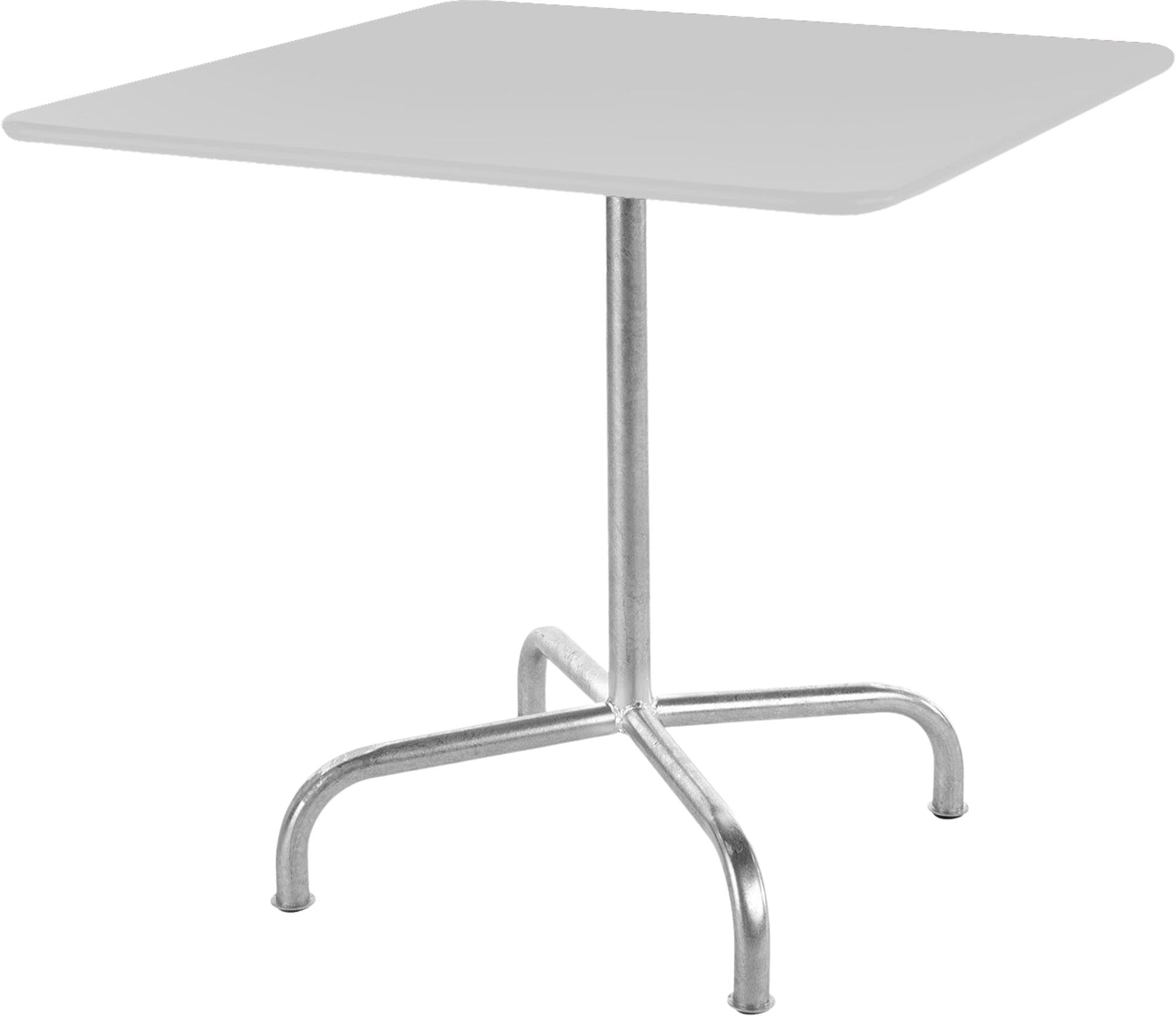 Rigi Metall-Gartentisch 90x90 klappbar in Weiss präsentiert im Onlineshop von KAQTU Design AG. Gartentisch ist von Schaffner