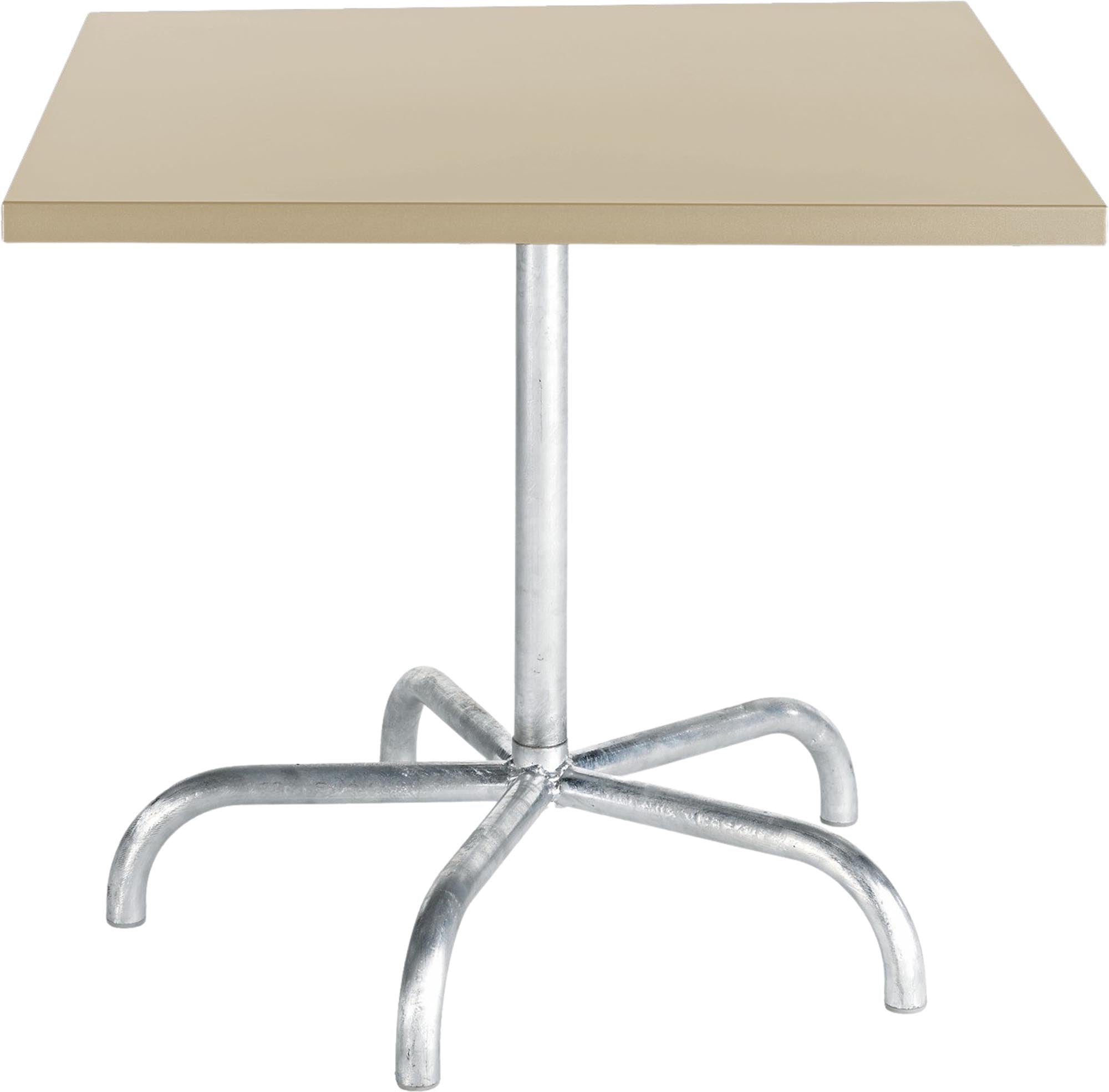 Säntis Metall-Gartentisch 90x90 klappbar in Pastellsand präsentiert im Onlineshop von KAQTU Design AG. Gartentisch ist von Schaffner
