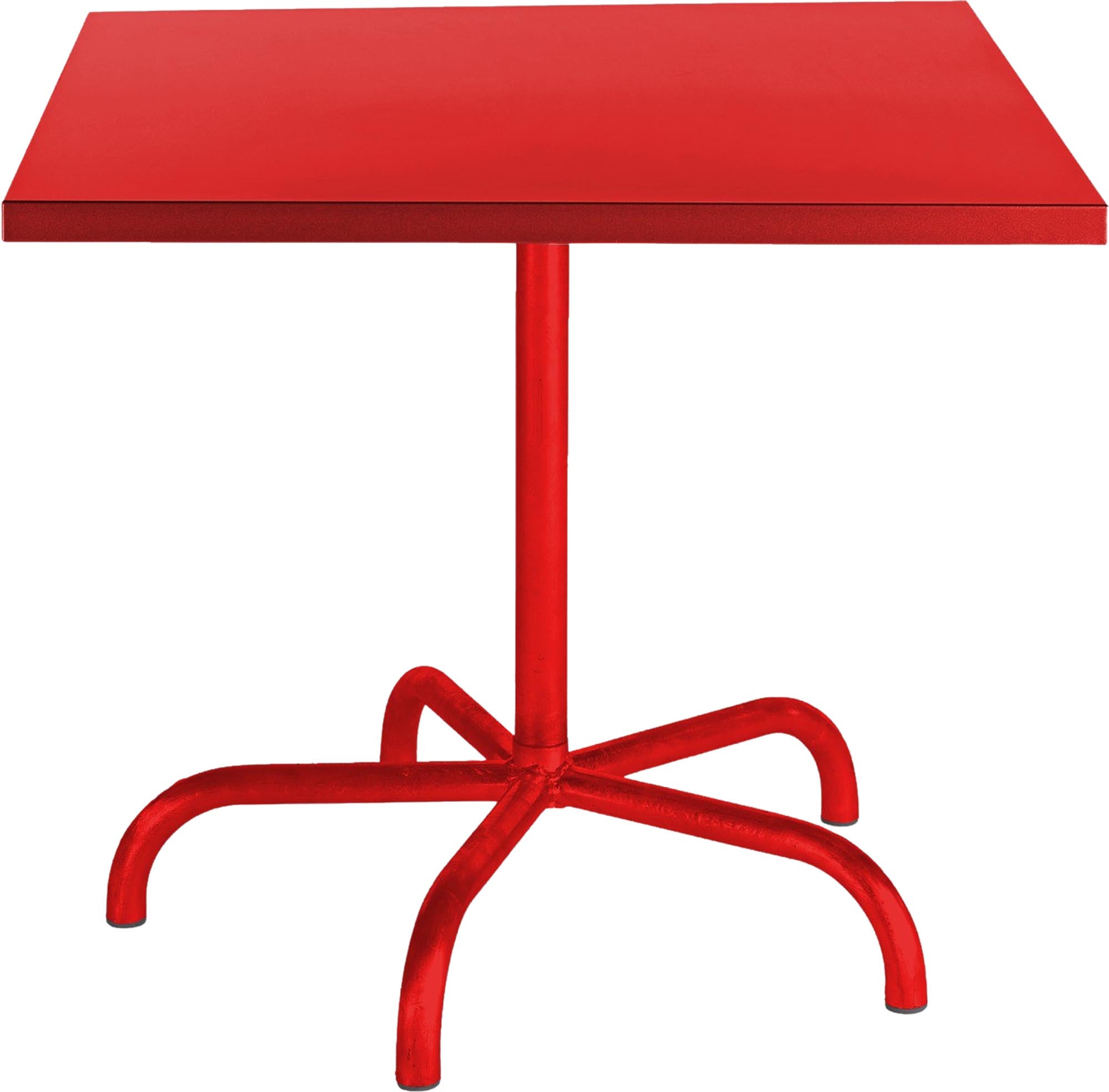 Säntis Metall-Gartentisch 90x90 klappbar in Rot präsentiert im Onlineshop von KAQTU Design AG. Gartentisch ist von Schaffner