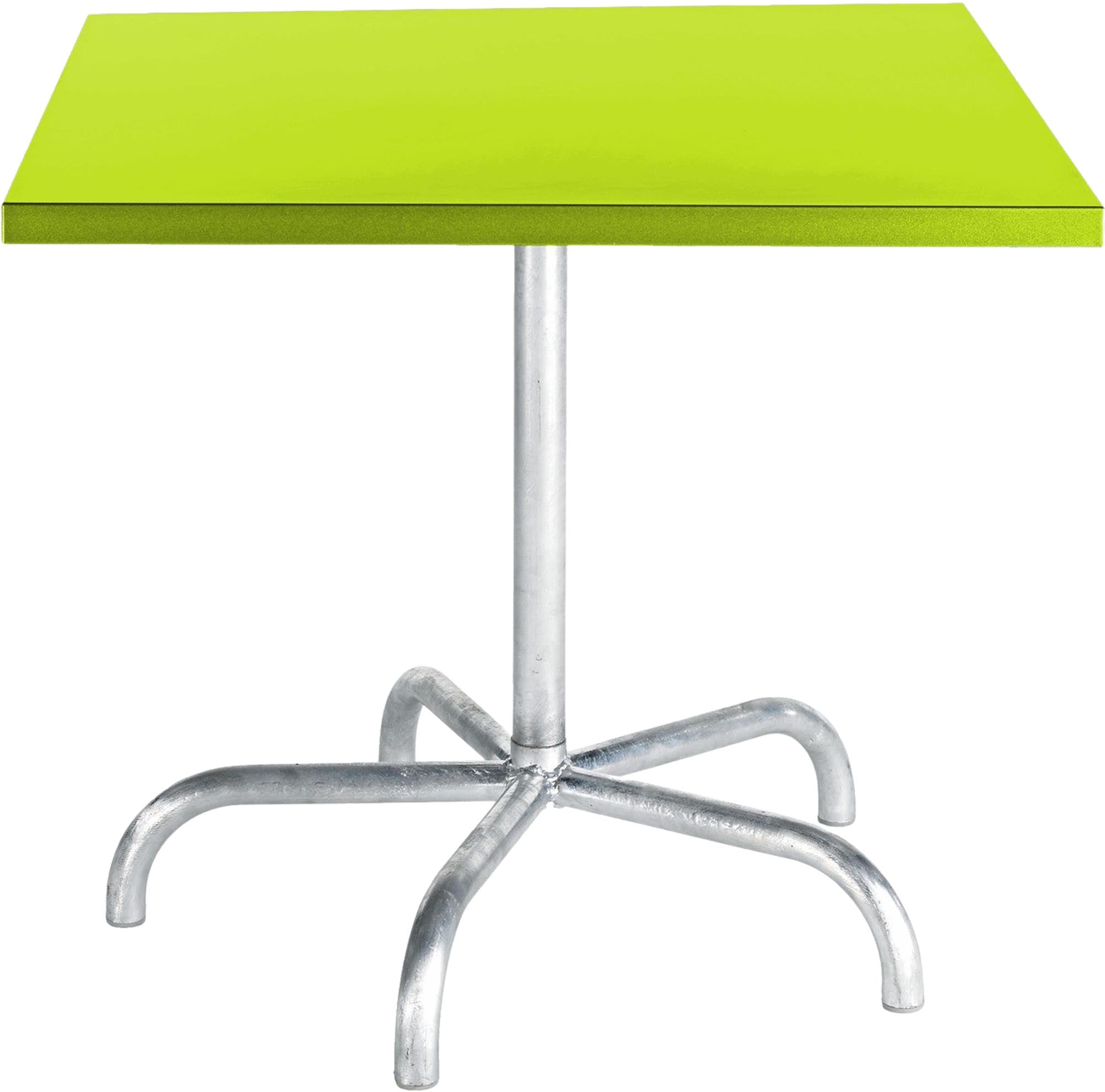 Säntis Metall-Gartentisch 90x90 klappbar in Hellgrün präsentiert im Onlineshop von KAQTU Design AG. Gartentisch ist von Schaffner
