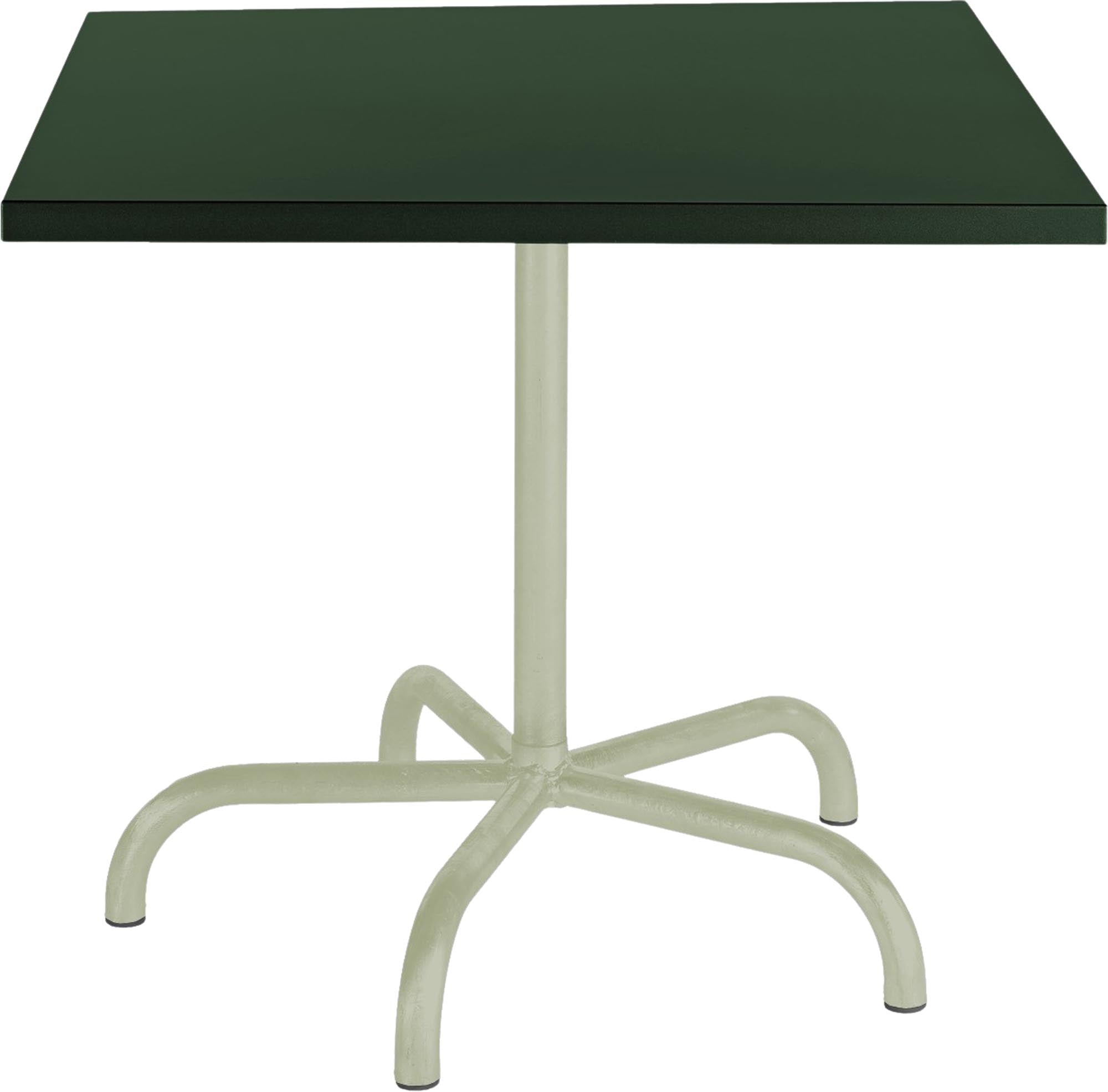 Säntis Metall-Gartentisch 90x90 klappbar in Tannengrün präsentiert im Onlineshop von KAQTU Design AG. Gartentisch ist von Schaffner