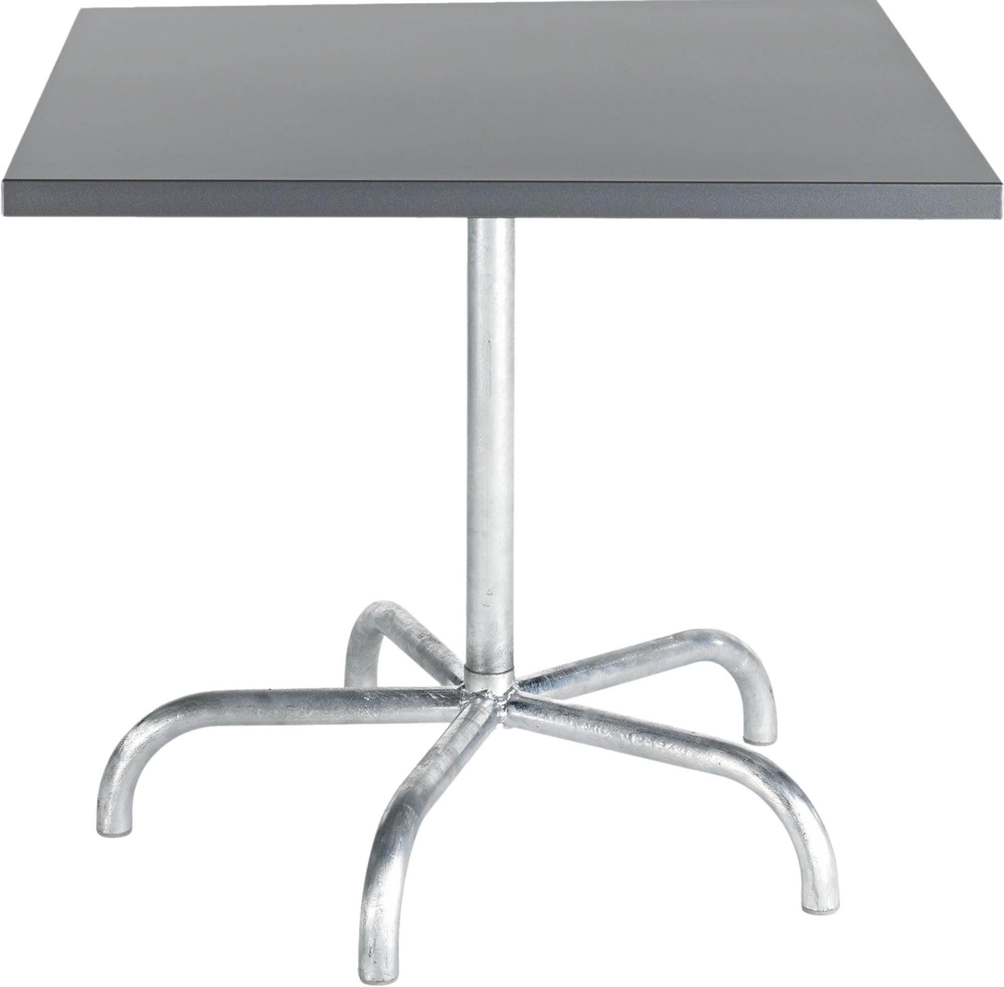 Robuster, klappbarer Metall-Gartentisch 90x90 cm von Schaffner, wetterfest, rostfrei, langlebig, leicht zu pflegen und perfekt für Garten, Balkon oder Terrasse.