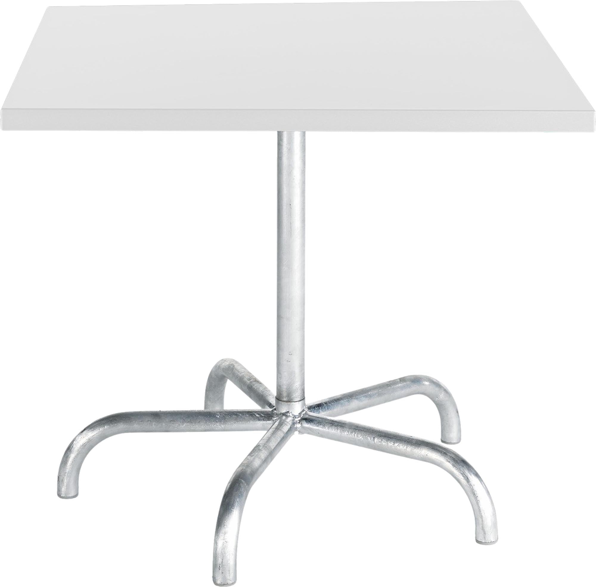 Säntis Metall-Gartentisch 90x90 klappbar in Weiss präsentiert im Onlineshop von KAQTU Design AG. Gartentisch ist von Schaffner